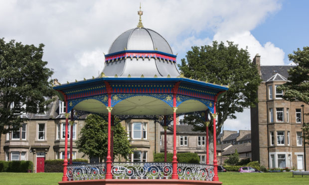 One of the proposed zones is to the north of the Magdalen Green bandstand.