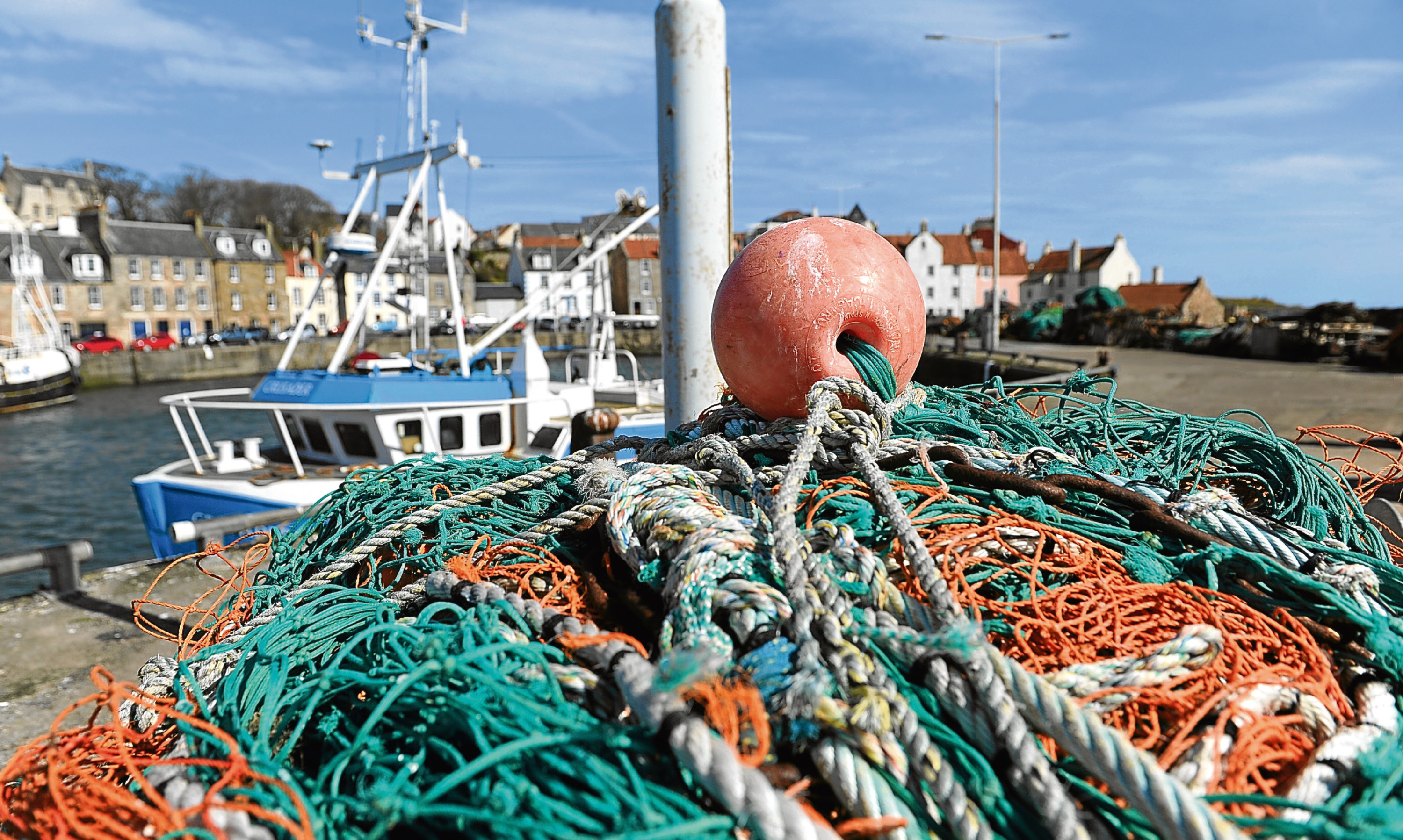 Pittenweem, one of the East Neuk villages popular with holiday home owners.