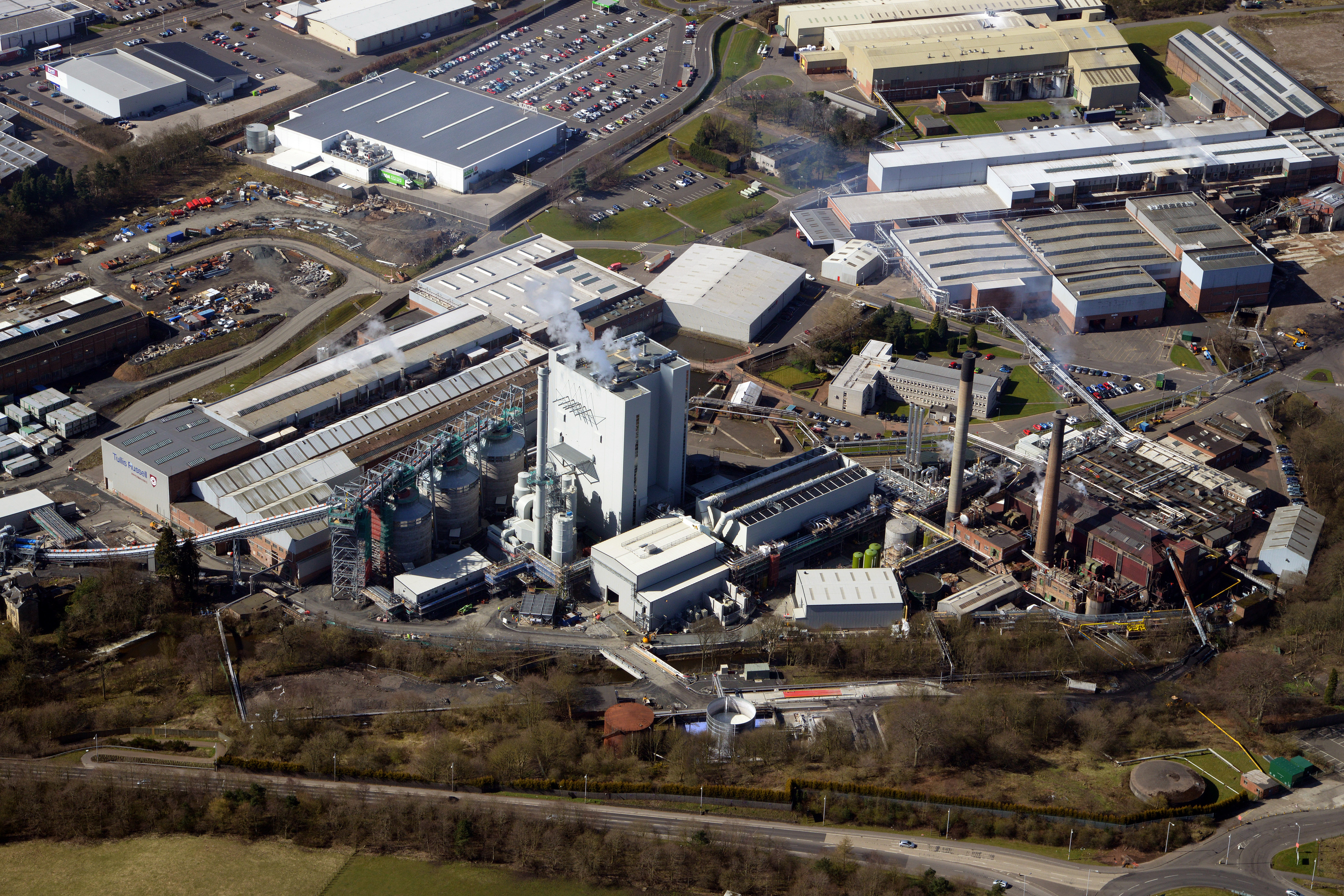 The biomass plant at Markinch.