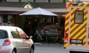 The crash at Pizza Cesena, near Paris