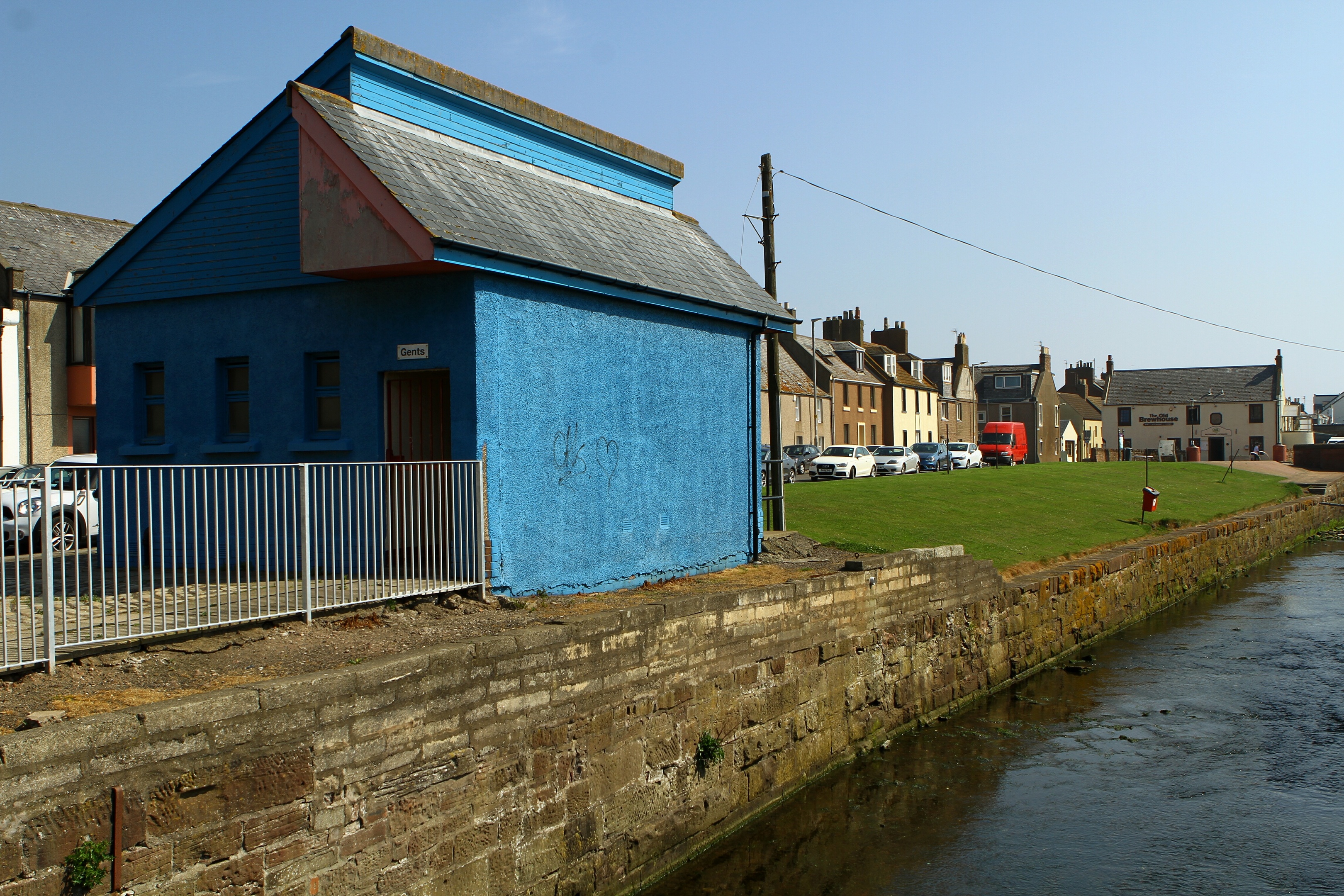 The former public toilet at Old Shore Head in Arbroath