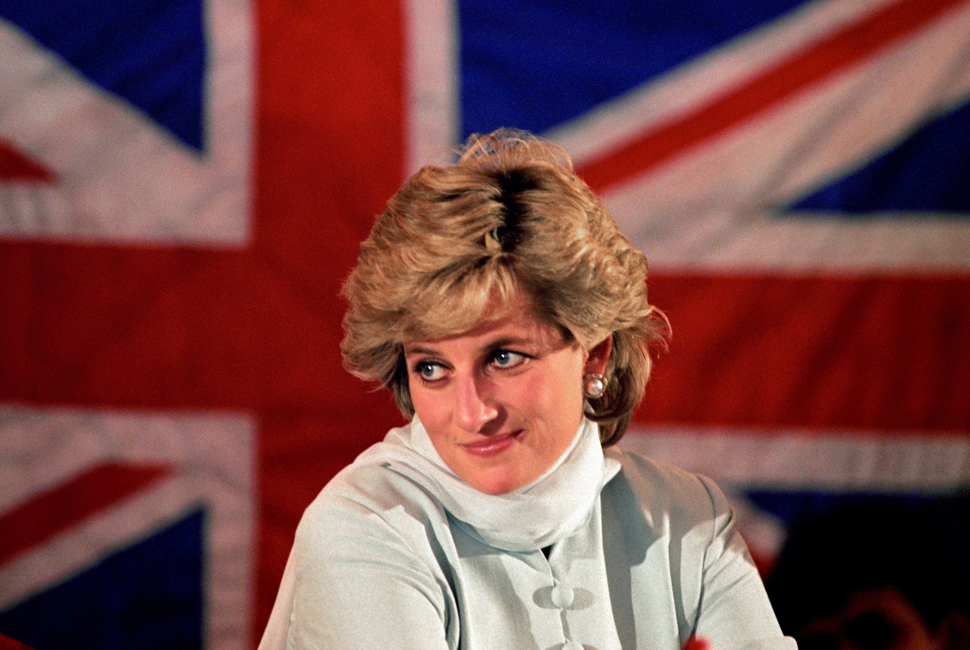 Diana, Princess of Wales, pictured in February 1996