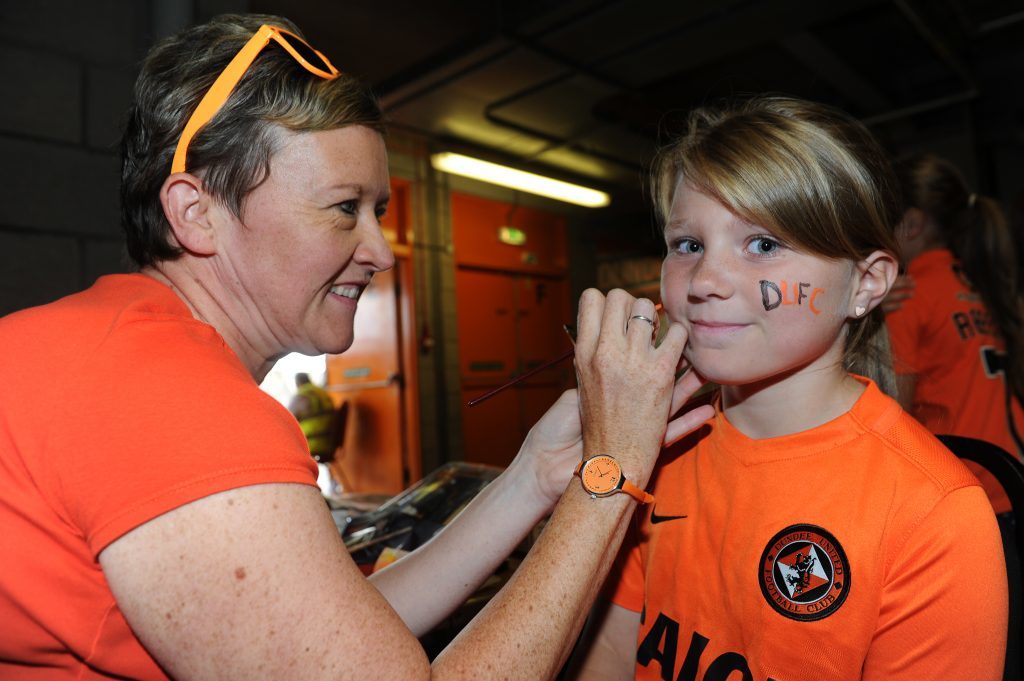Pamela Manley (Dundee United Business Club) and Natascha Anderson (9).