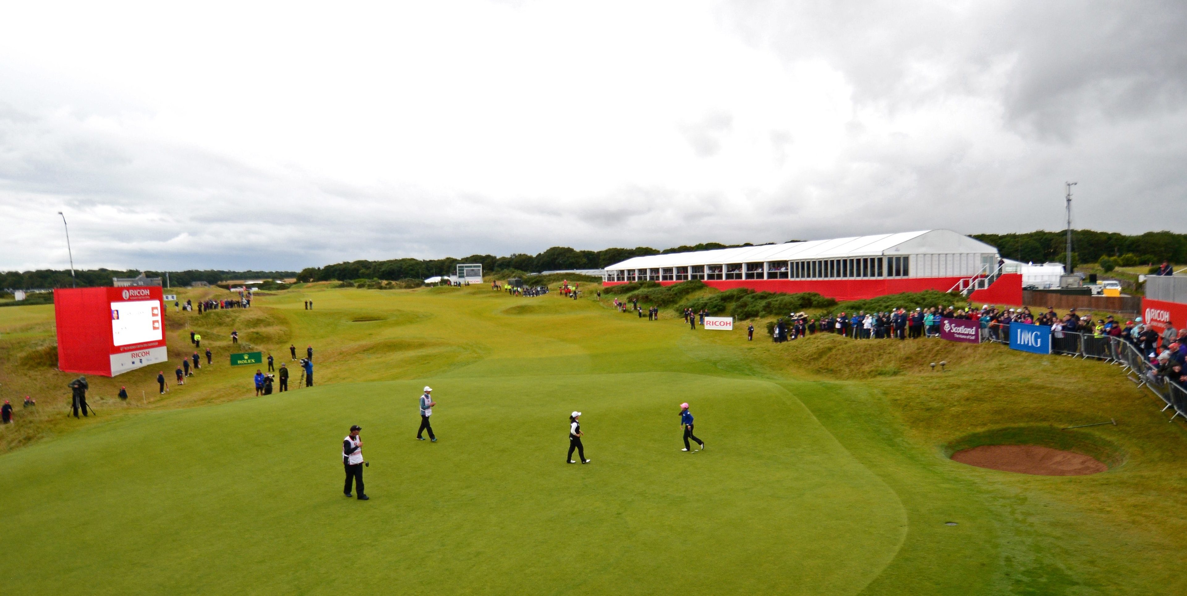 The theft occurred during the Women's British Open earlier this month.