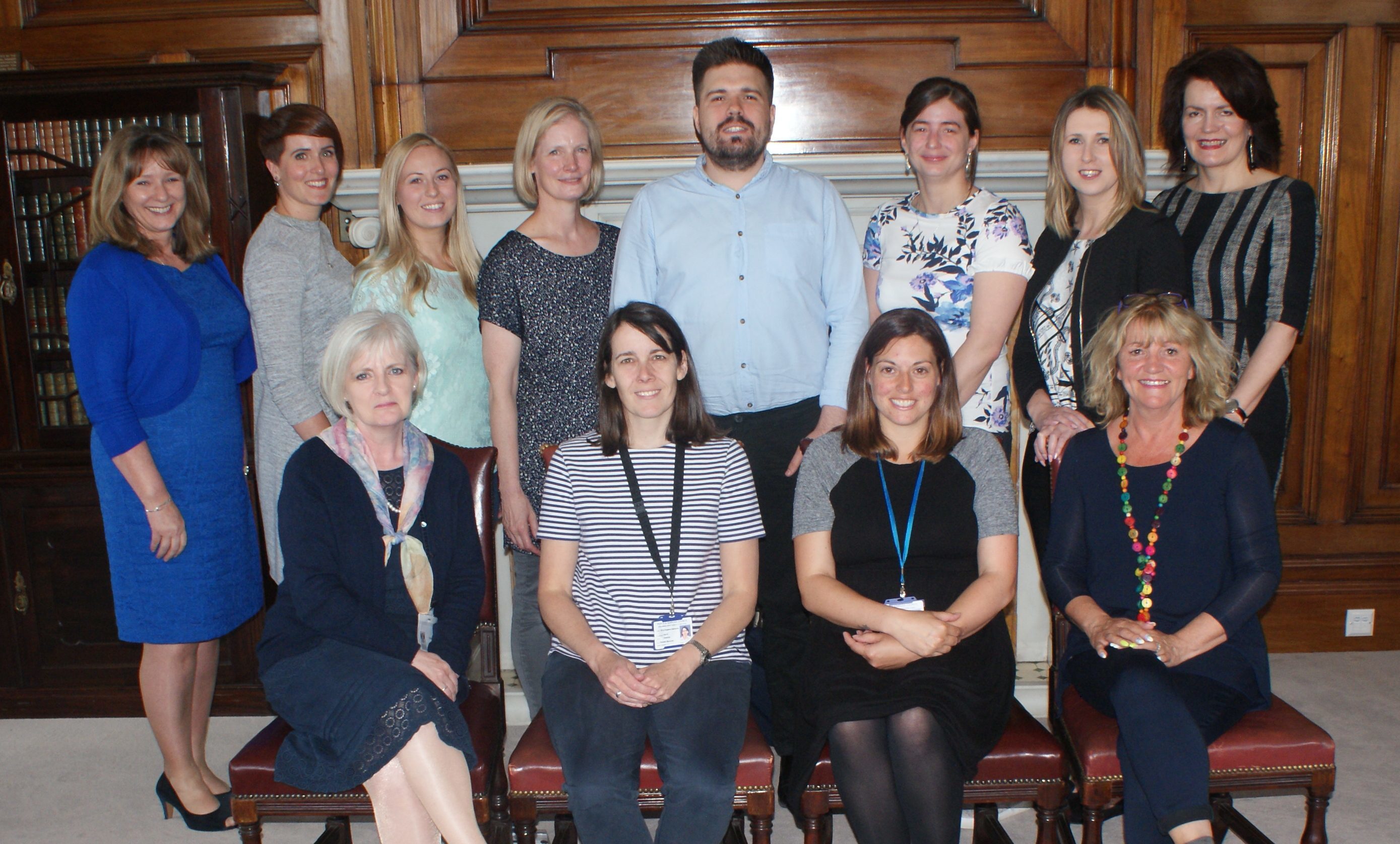 Some of the council team who have graduated from the Learn to Teach programme.