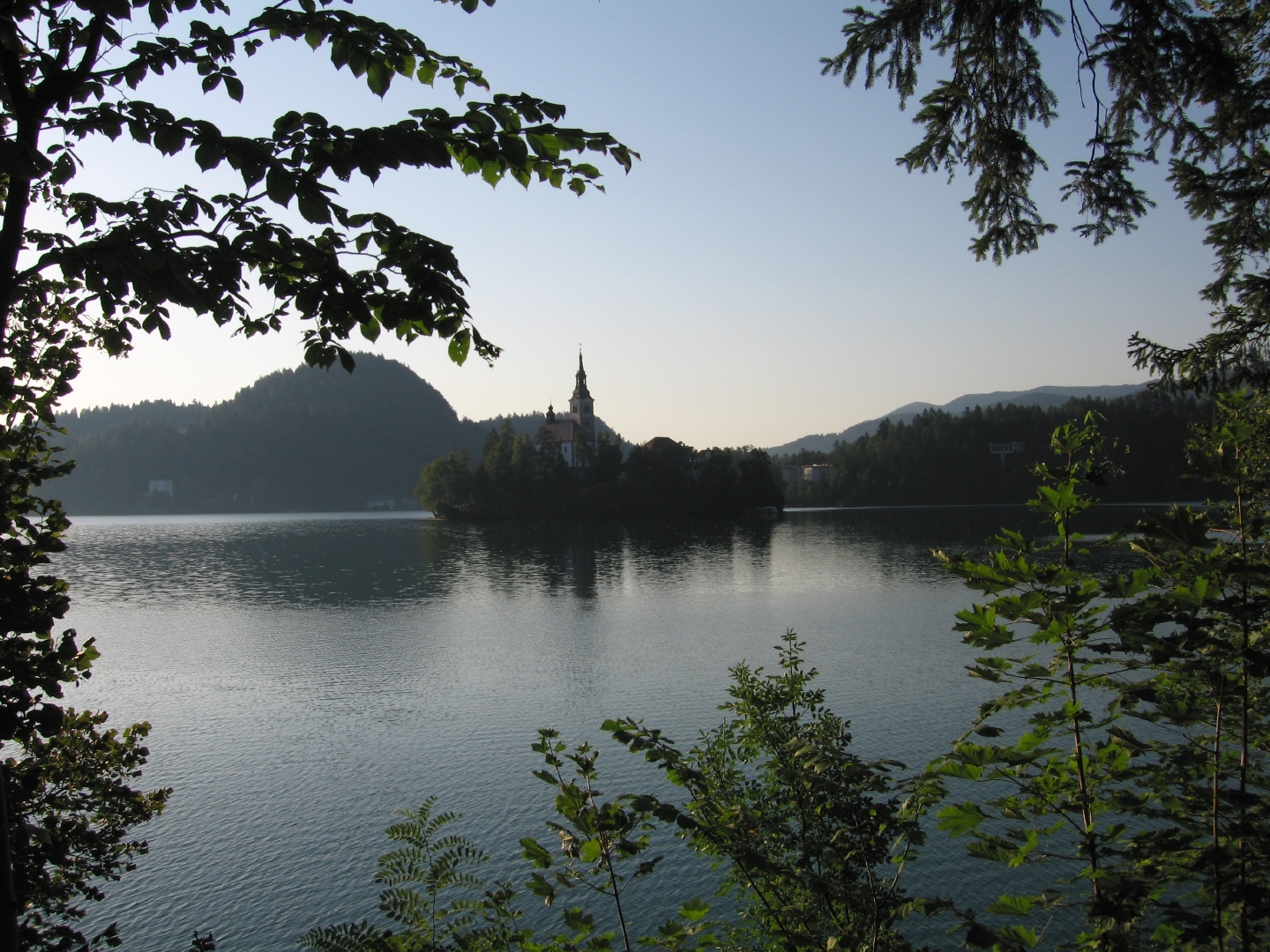 Picture postcard Lake Bled.