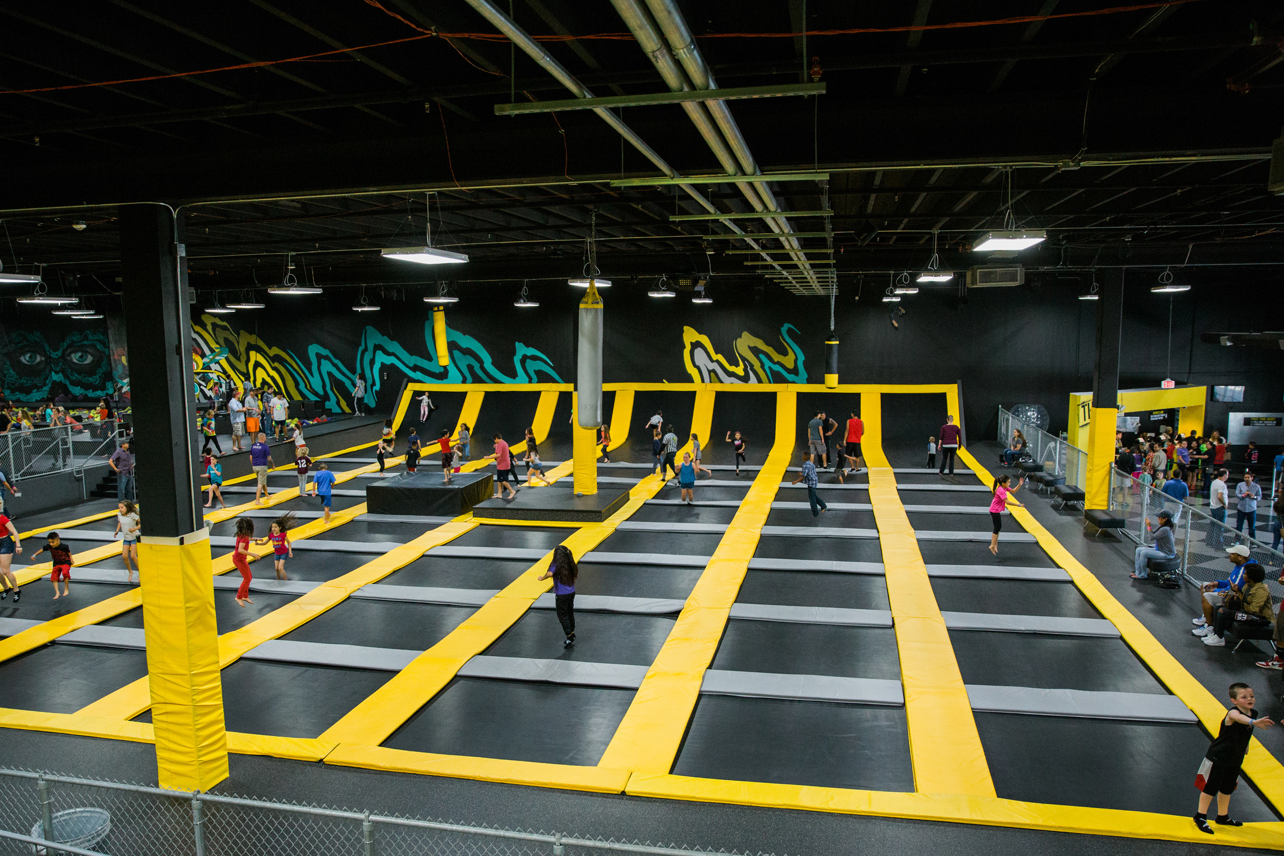 A Ryze trampoline park, one of which will soon be coming to Dundee.