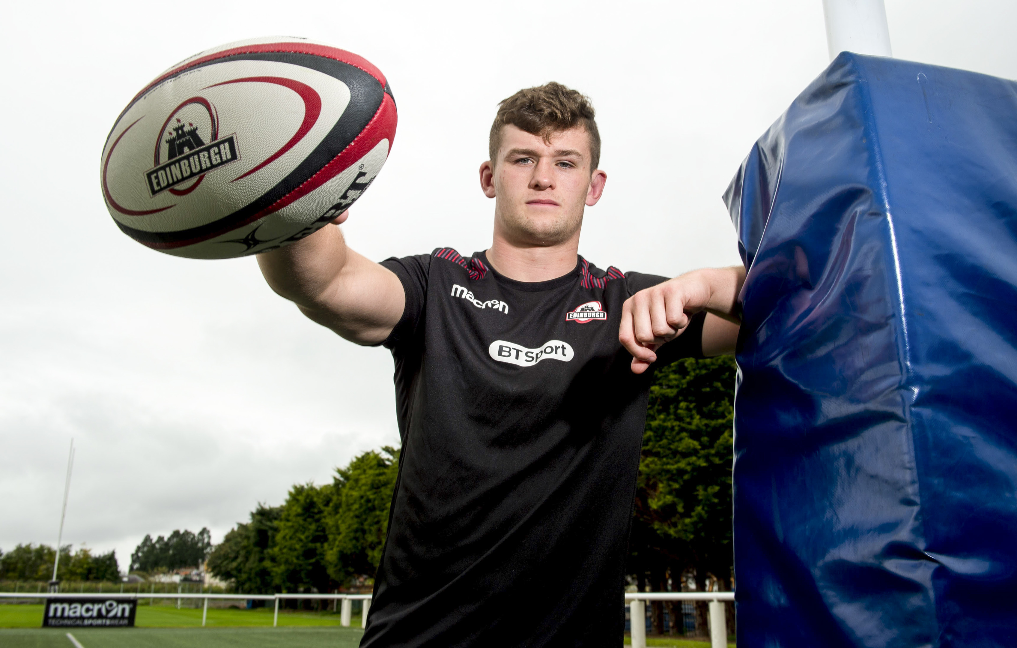 Magnus Bradbury, just 22, is the new Edinburgh club captain.