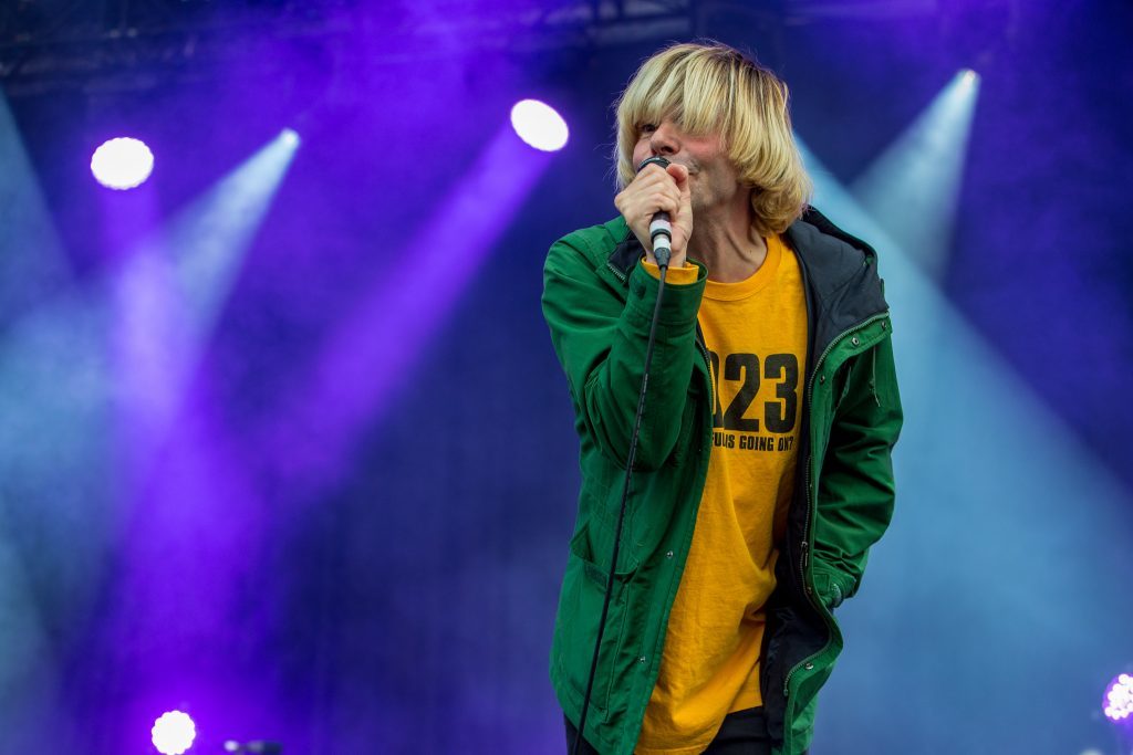 Tim Burgess of The Charlatans performs at Carnival 56