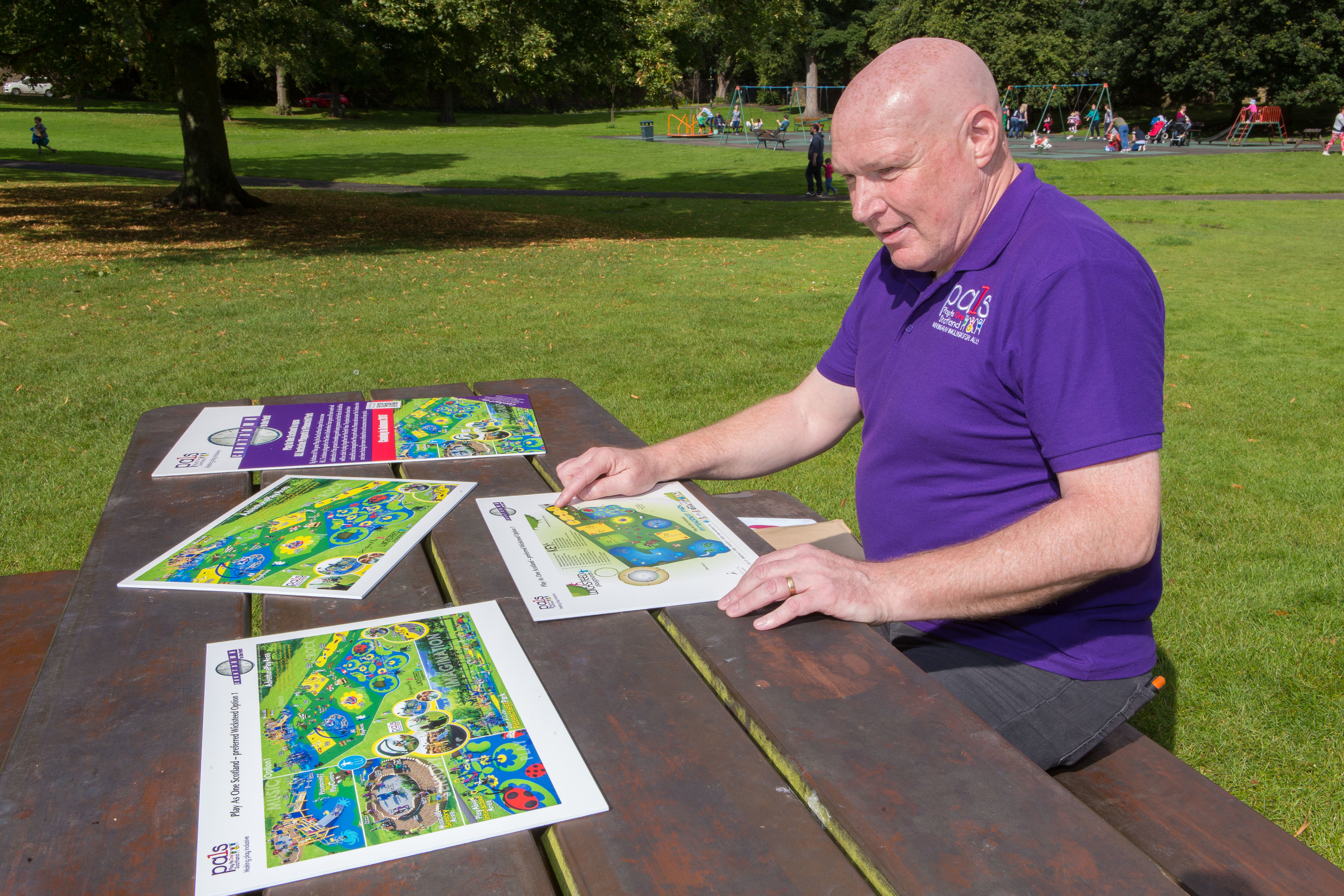 John Nicol in Pittencrieff Park