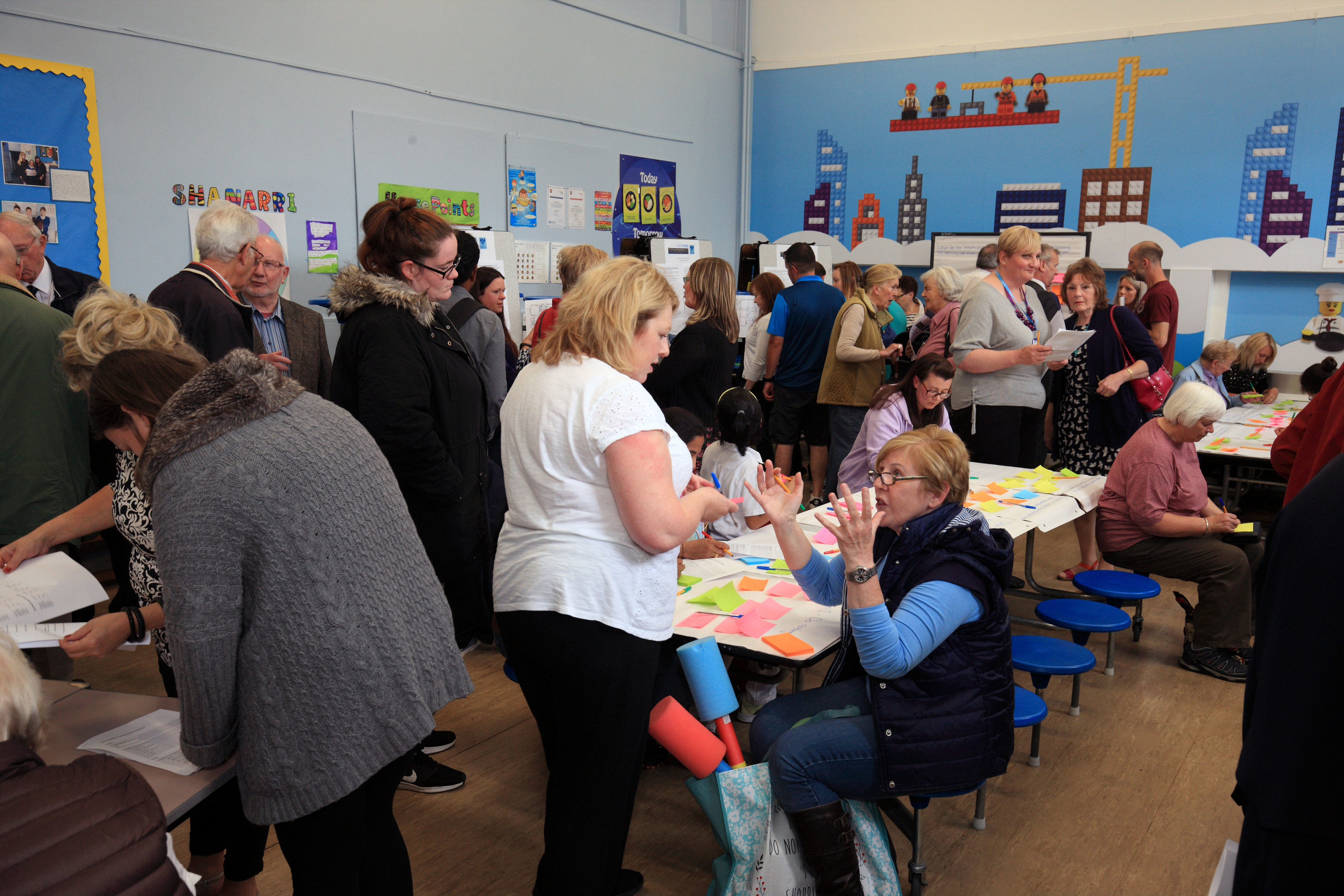 Parents at a recent consultation meeting in Perth.