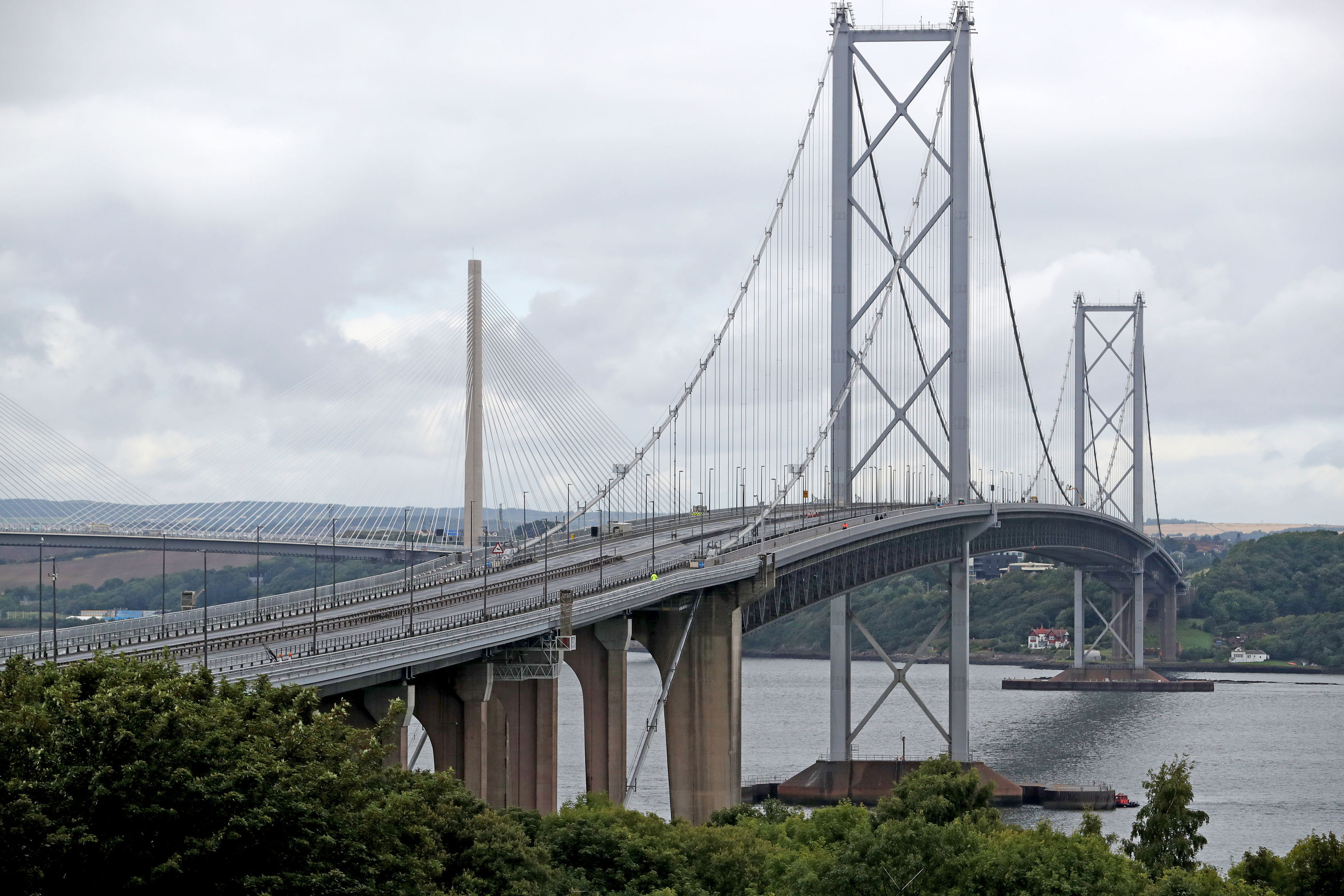 The Forth Road Bridge will be carrying far less traffic when it reopens.