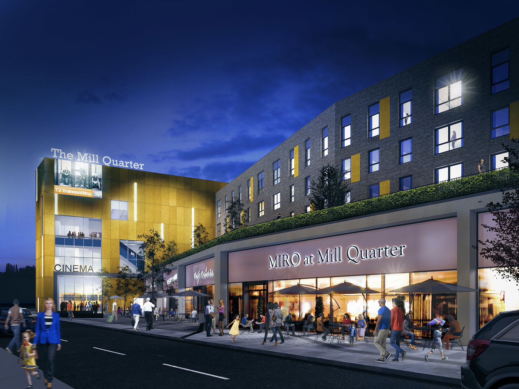 An artist's impression of the £30m Mill Quarter in Perth.