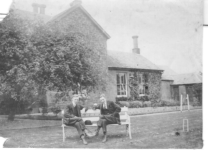 Walter, left, and Frank Johnston, pictured at Balgray Farmhouse in Dundee.