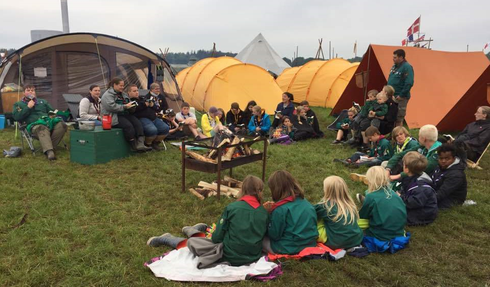 Woodside Explorer Scouts enjoy the jamboree