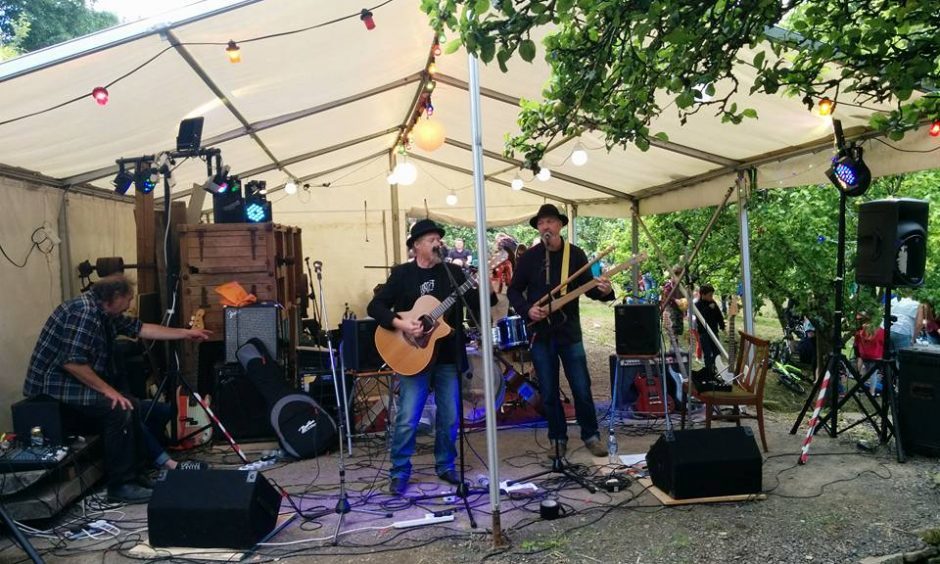 The Yonderlees playing last year's Music at the Mill event at Barry Mill