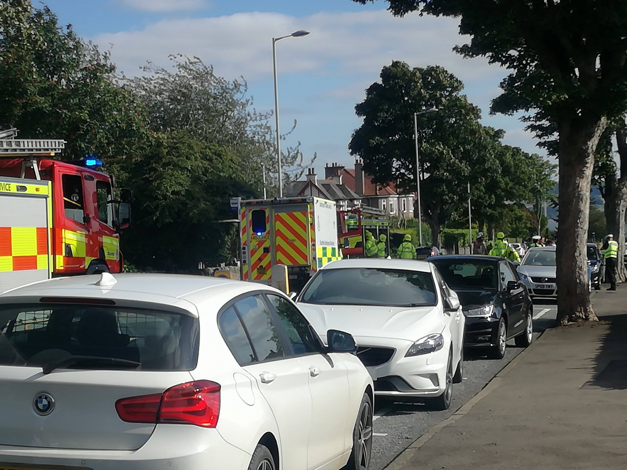 Residents spoke of their concerns following a crash which left a woman and a child in hospital.