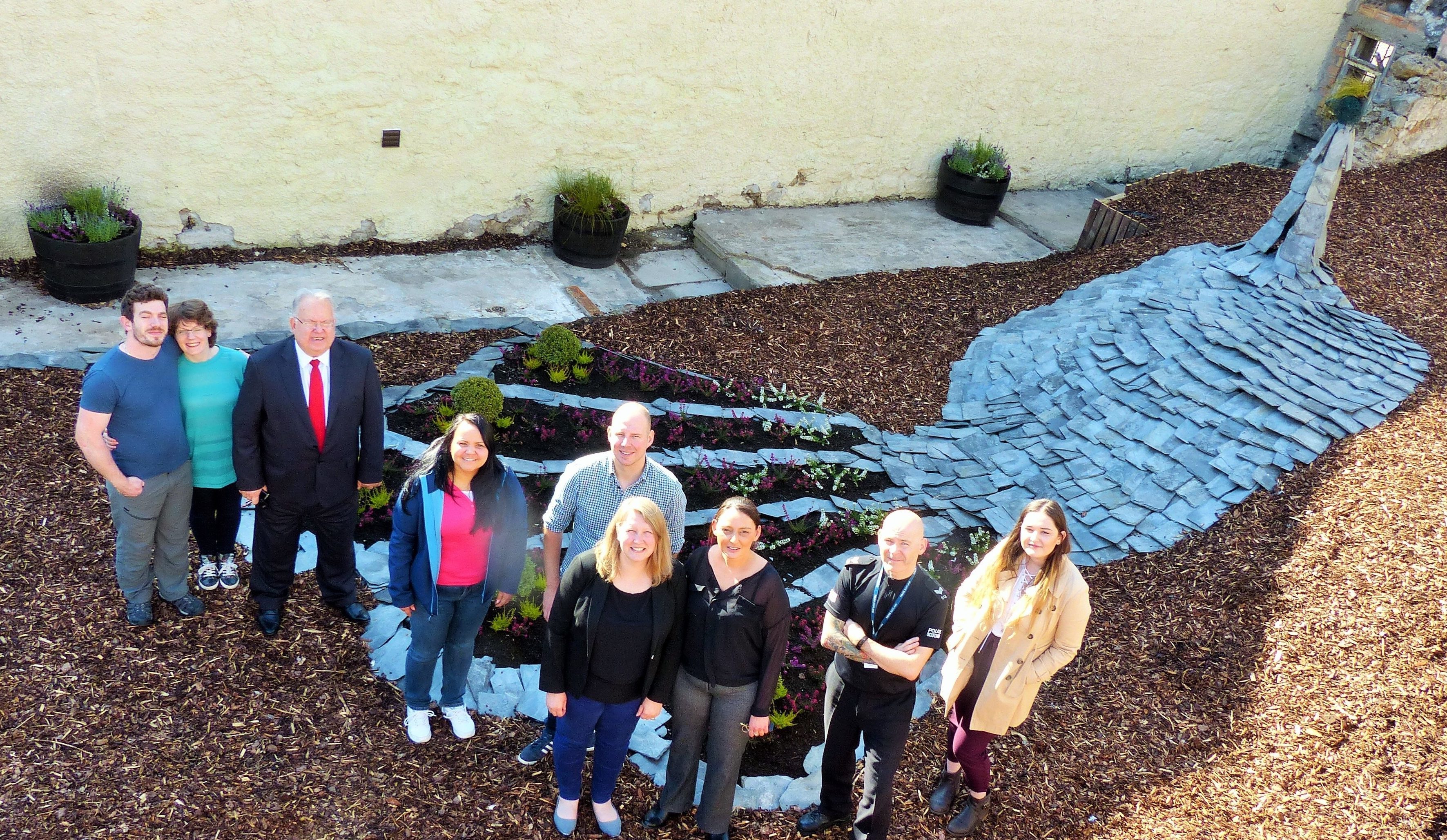 Some of the volunteers after the transformation