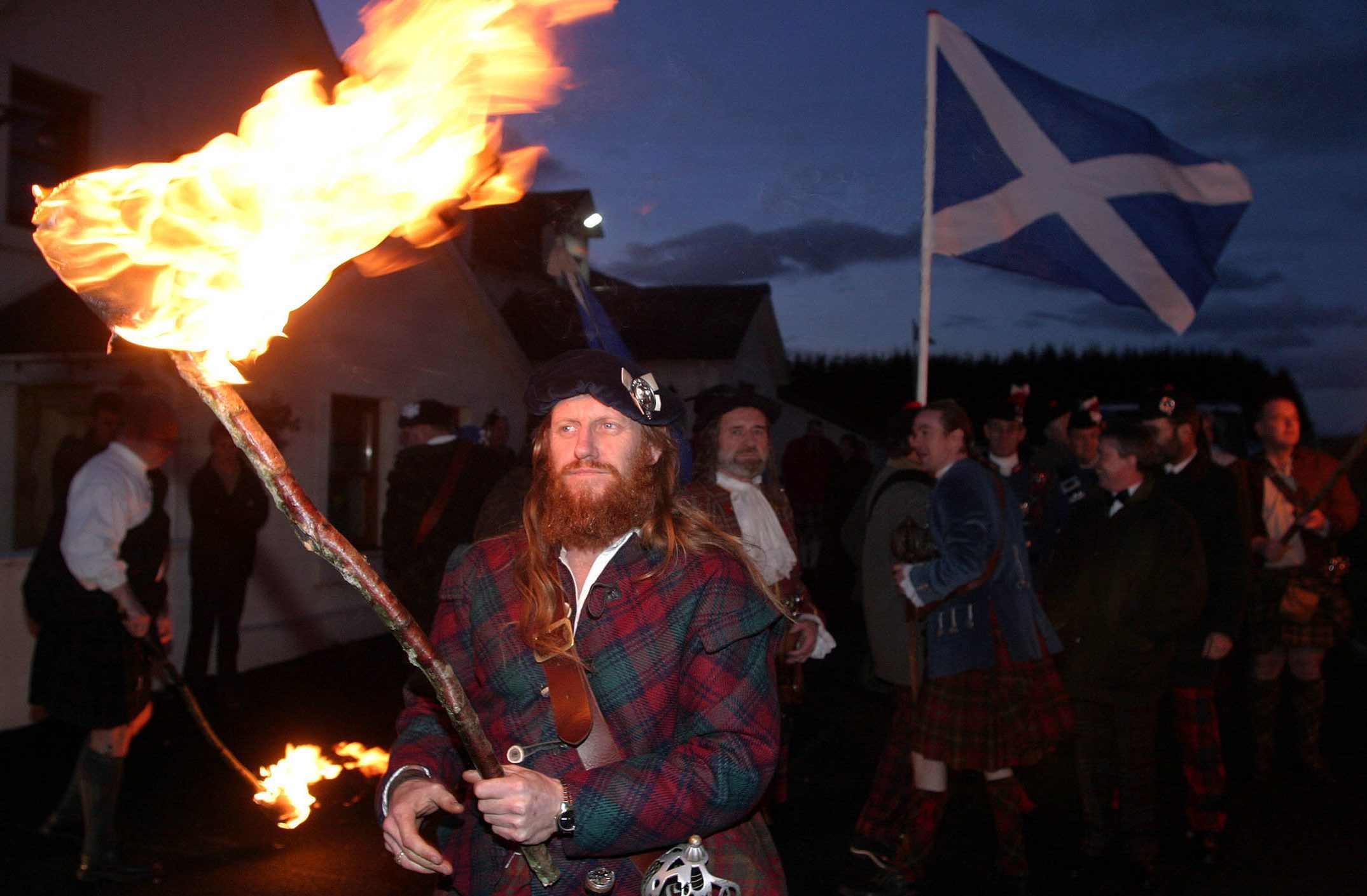 A commemoration at the site of the Battle of Sheriffmuir.