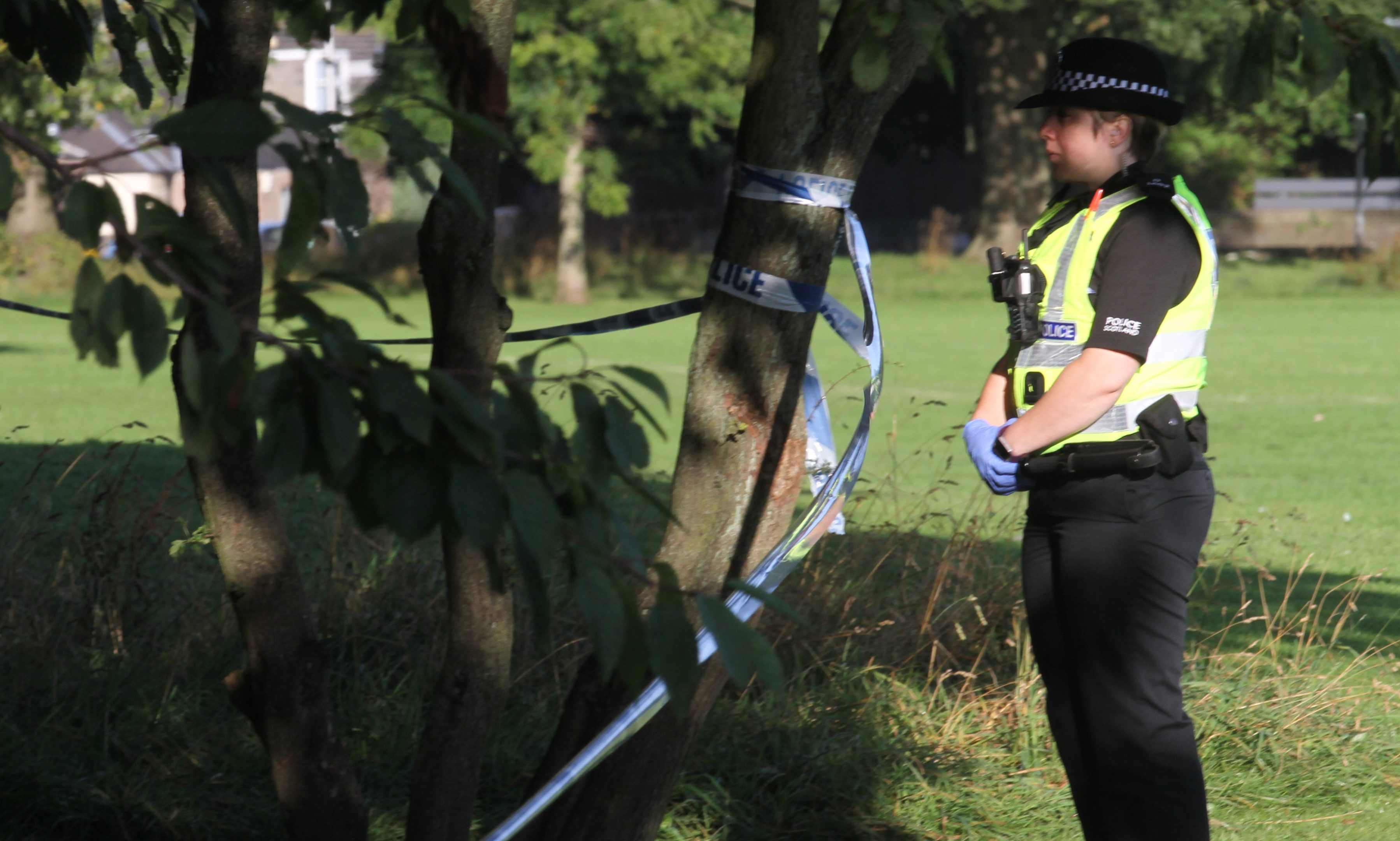 Police officer at the scene.