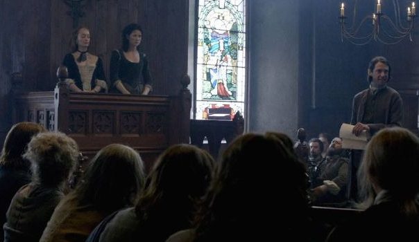 Scenes from Outlander filmed in Tibbermore Church.