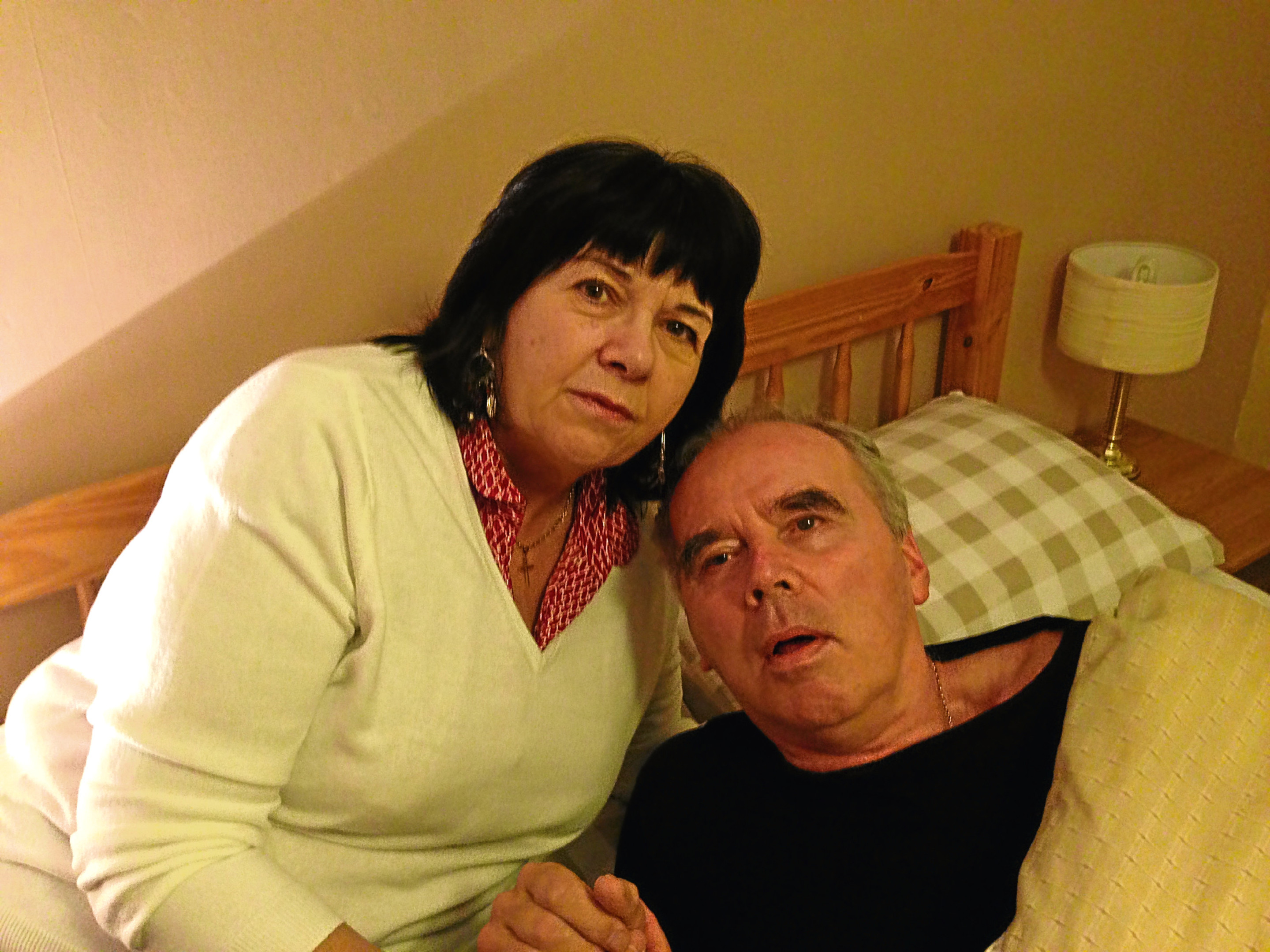 Amanda Kopel with her husband Frank, who passed away in 2014.