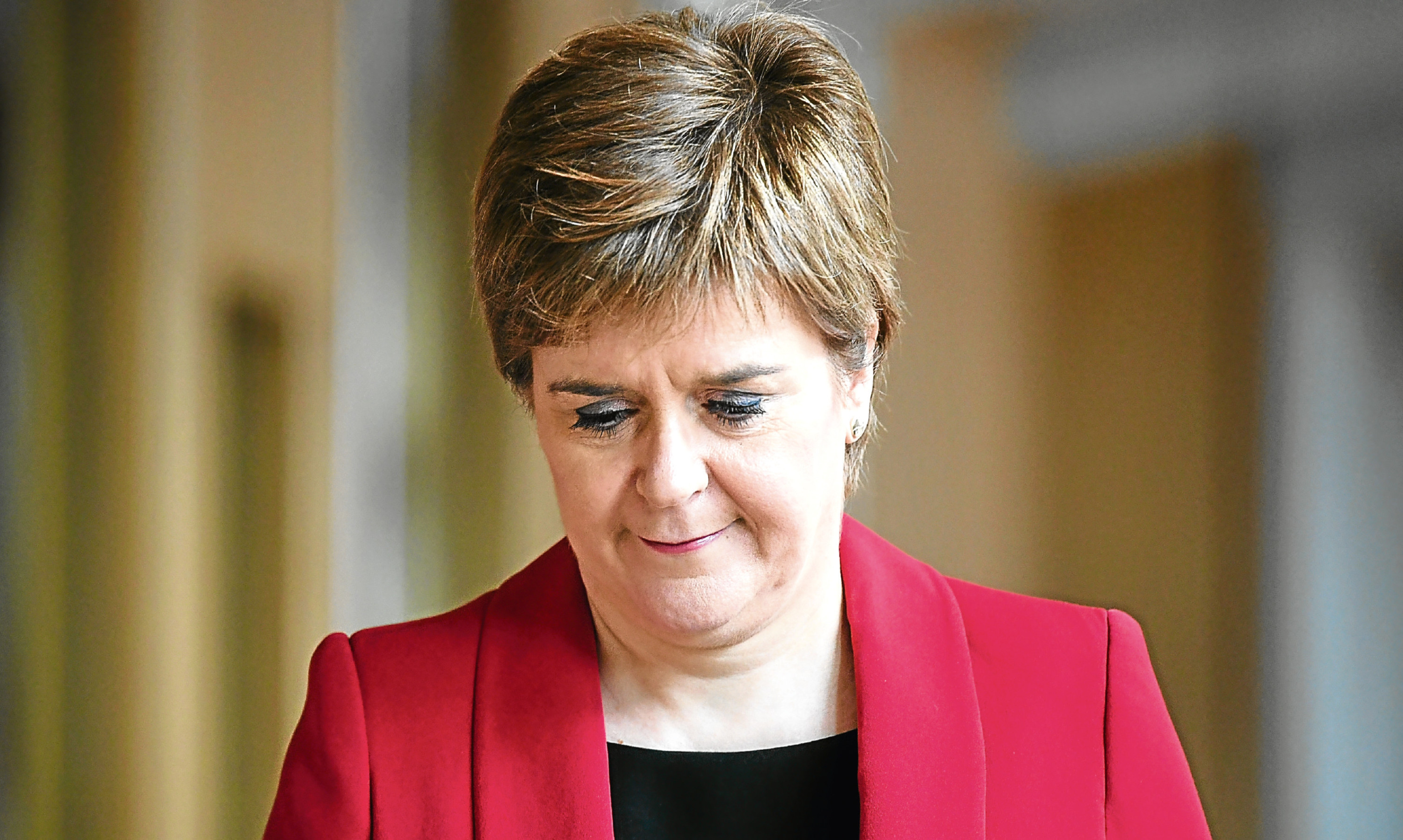 First Minister Nicola Sturgeon.