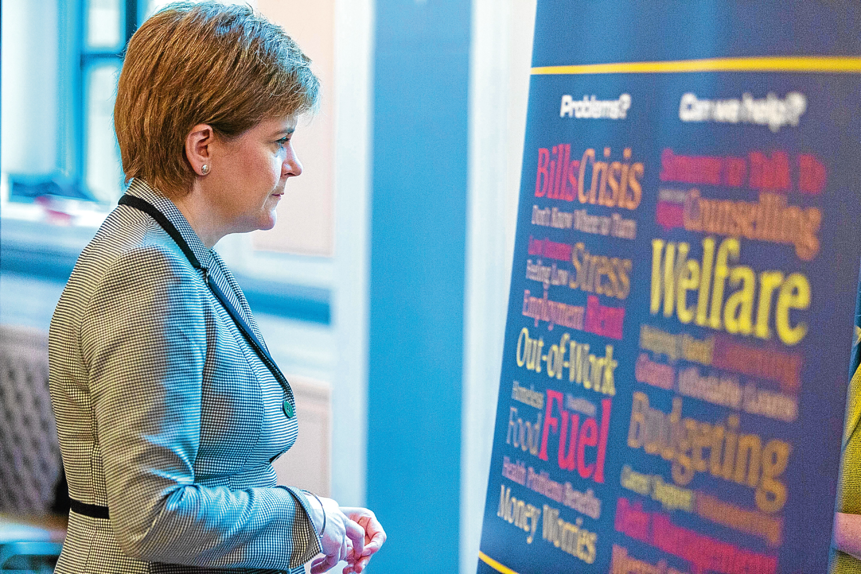 First Minister Nicola Sturgeon.