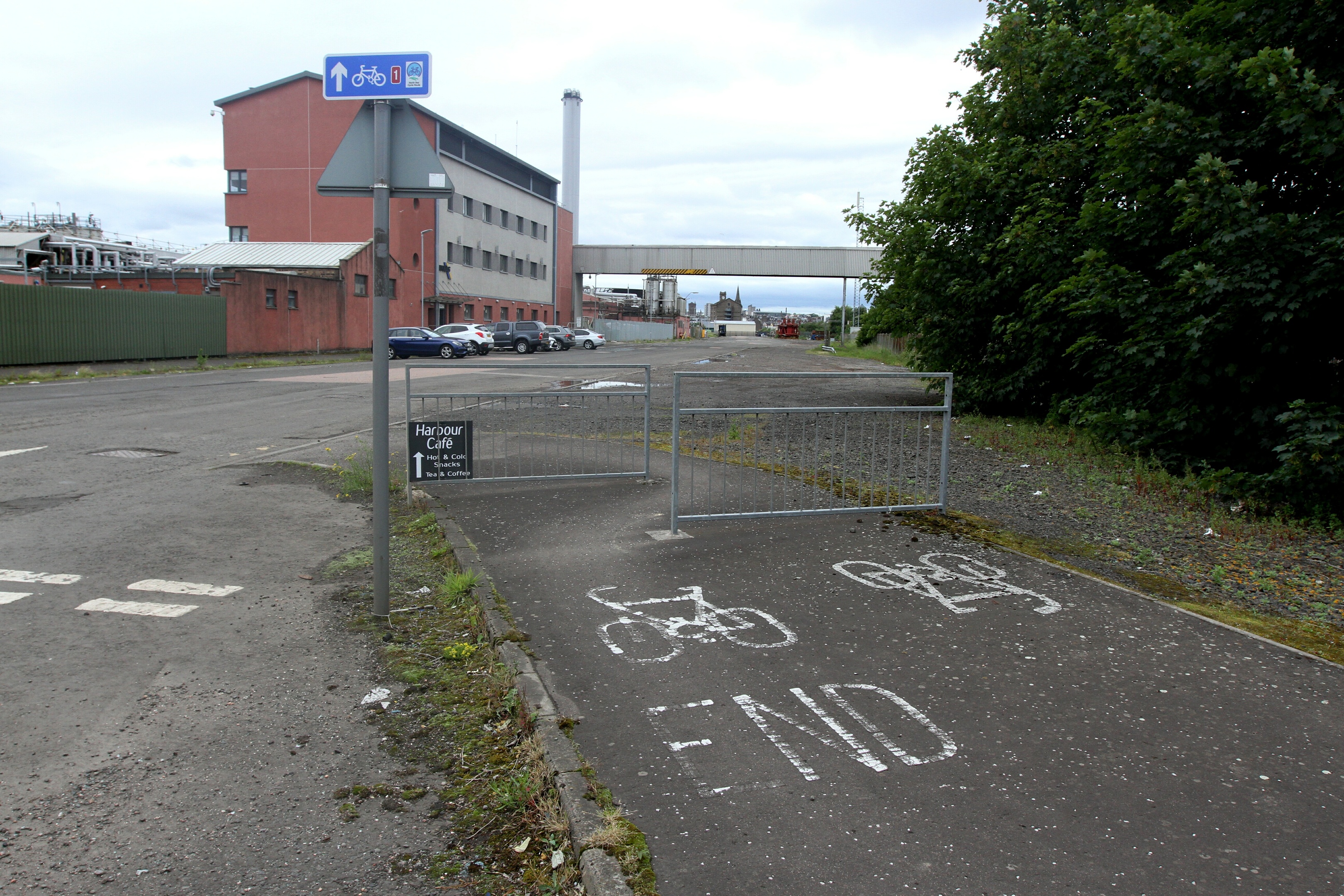 The docks cycle path is set to be resurfaced and opened up to pedestrians.