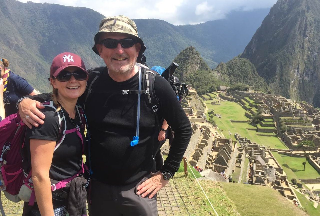 Susan Bell and Grant Ager at Machi Picchu.
