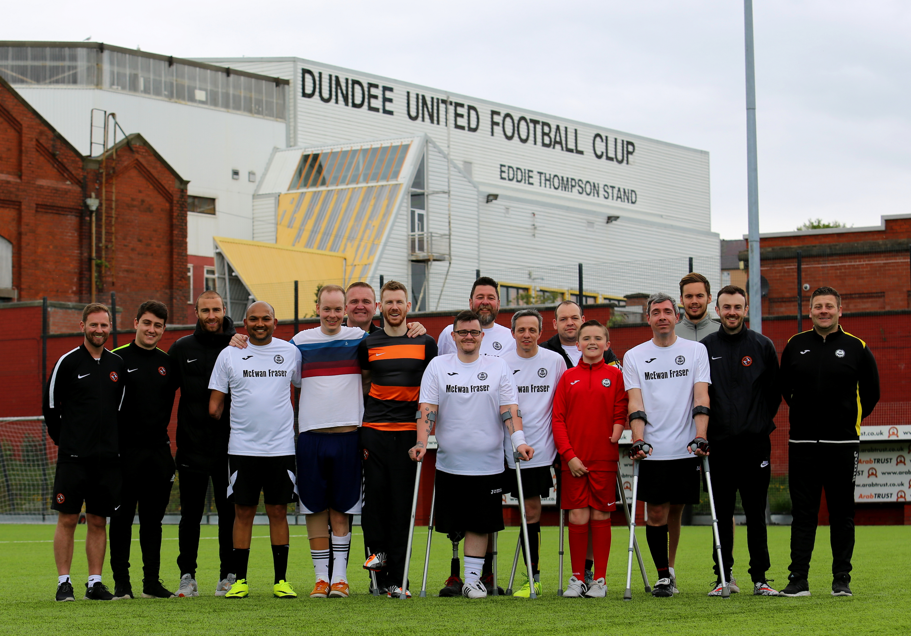 United held an amputee football taster session in May.