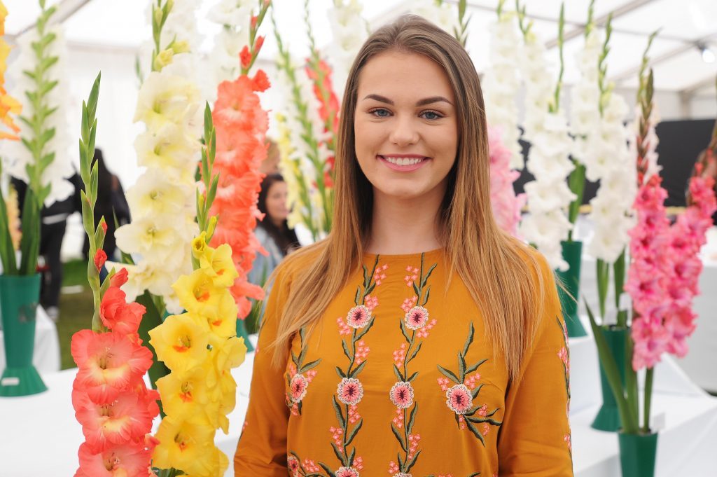 Hannah Green who won third with her Dundee Cake in the Exhibition Marquee at the Dundee Flower and Food Festival in 2017.