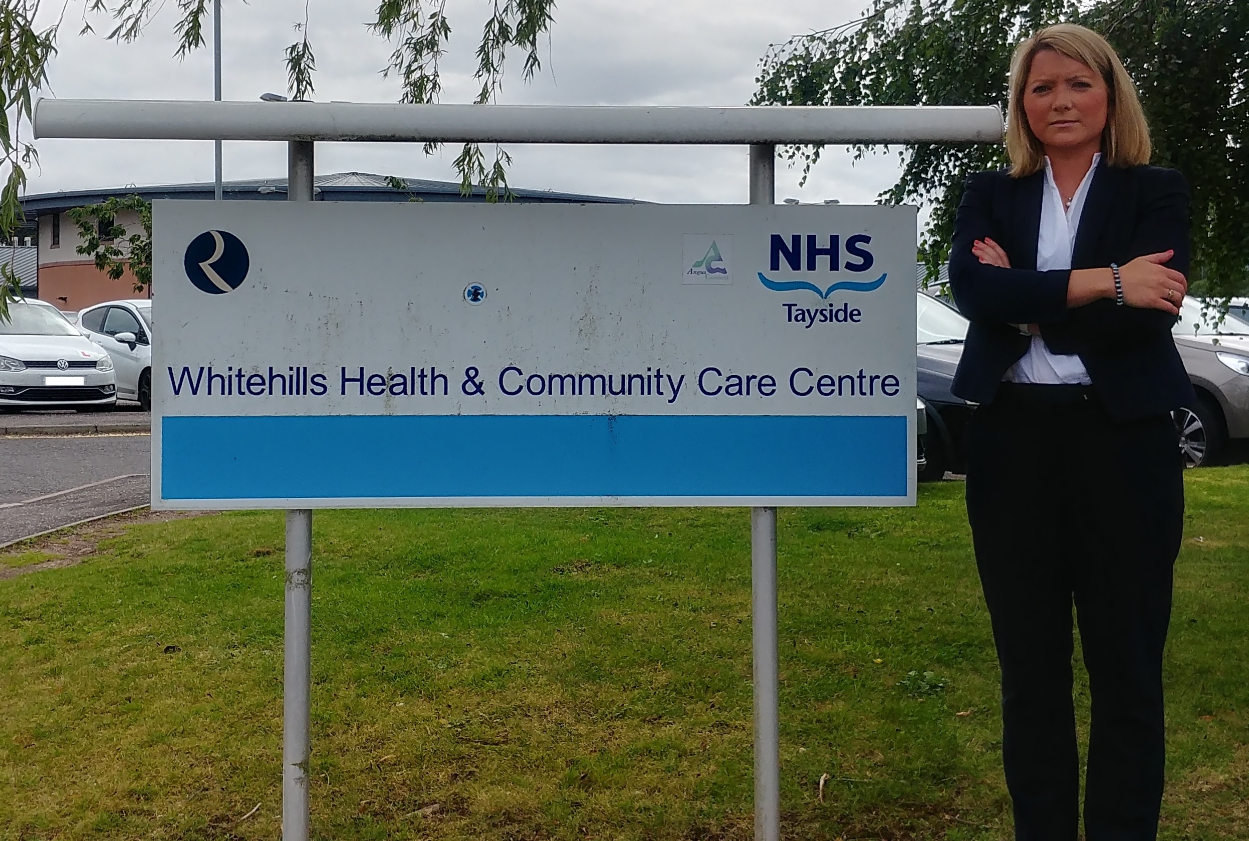 Angus MP Kirstene Hair has raised concerns over the future of the hospice