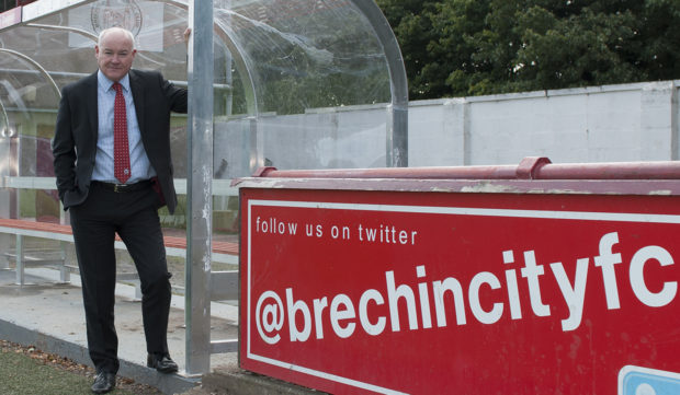 Brechin City chairman Ken Ferguson.