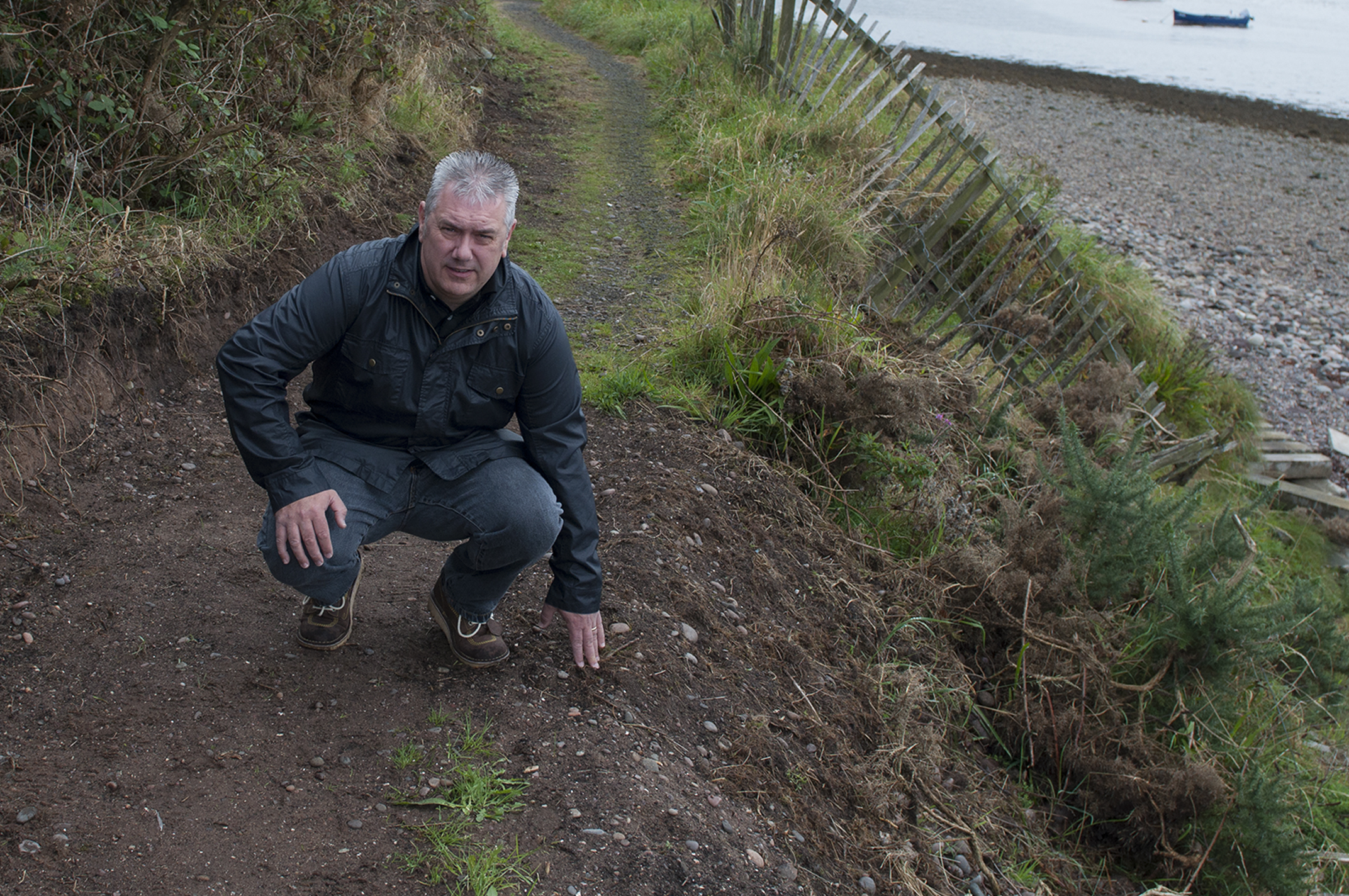 Councillor Tommy Stewart led calls for the path to be reopened