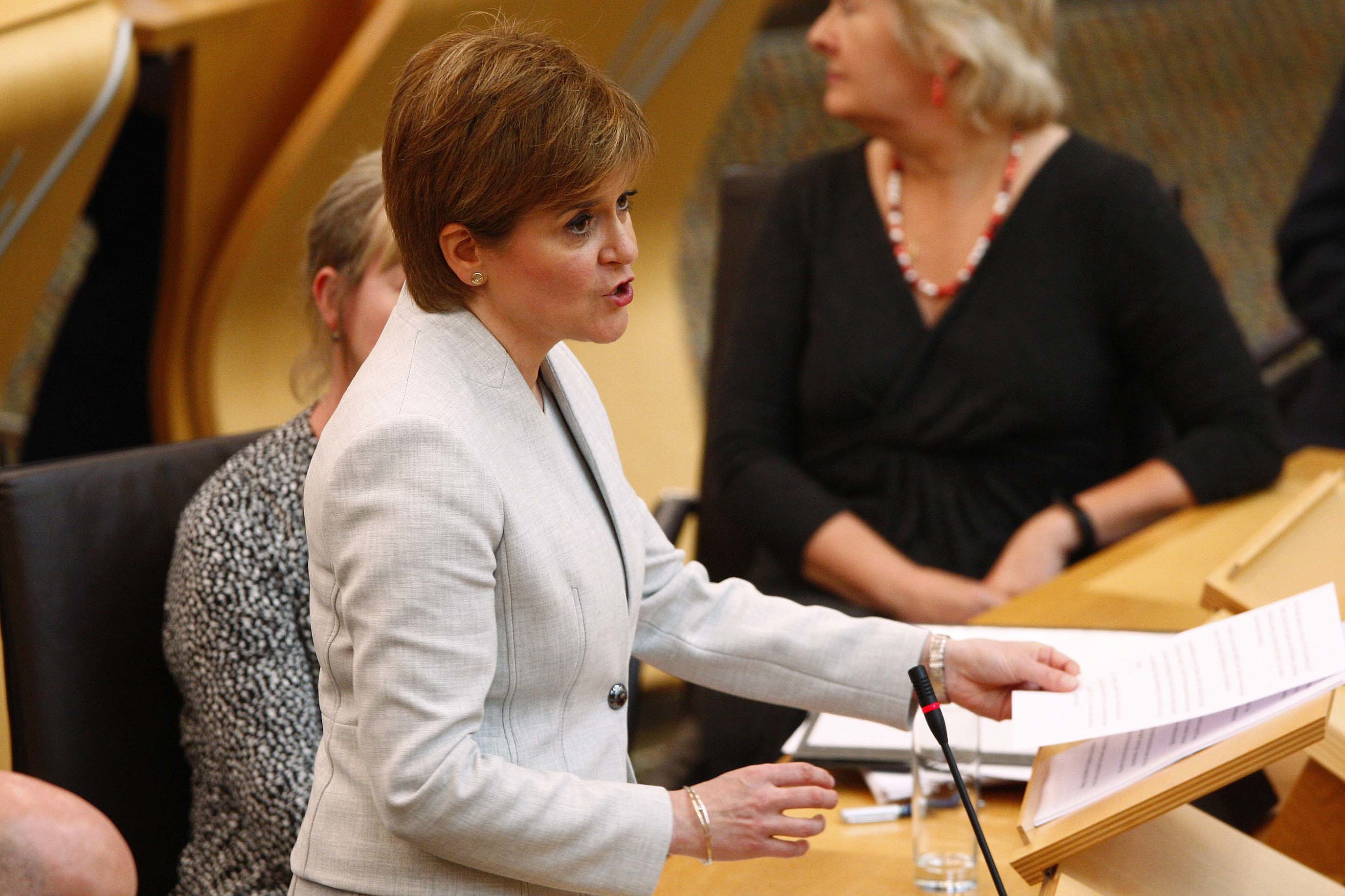First Minister Nicola Sturgeon announces the Scottish Governments Programme for Government 2017-18 at the Scottish Parliament