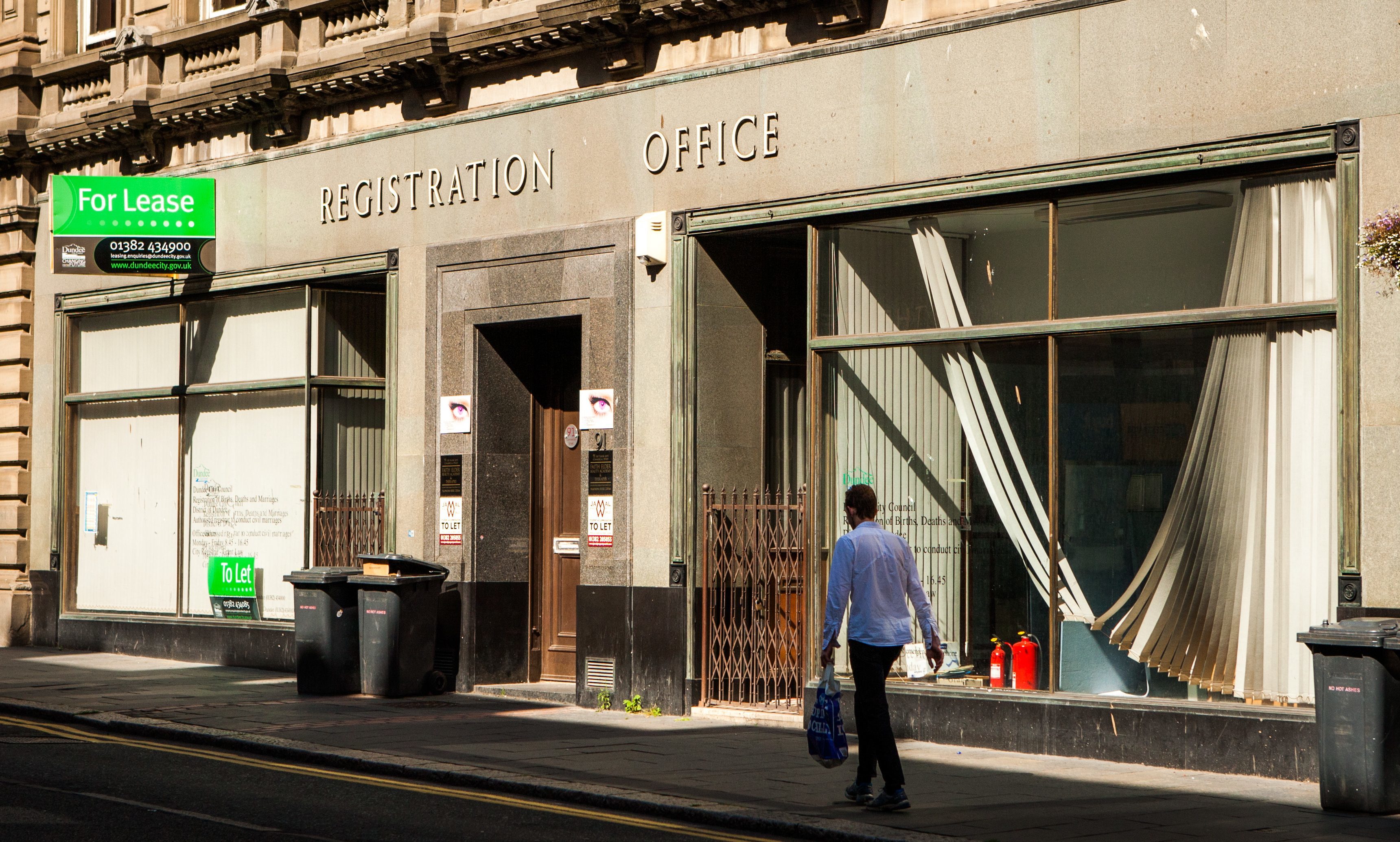 The former Registration Office had been available for lease since 2015.