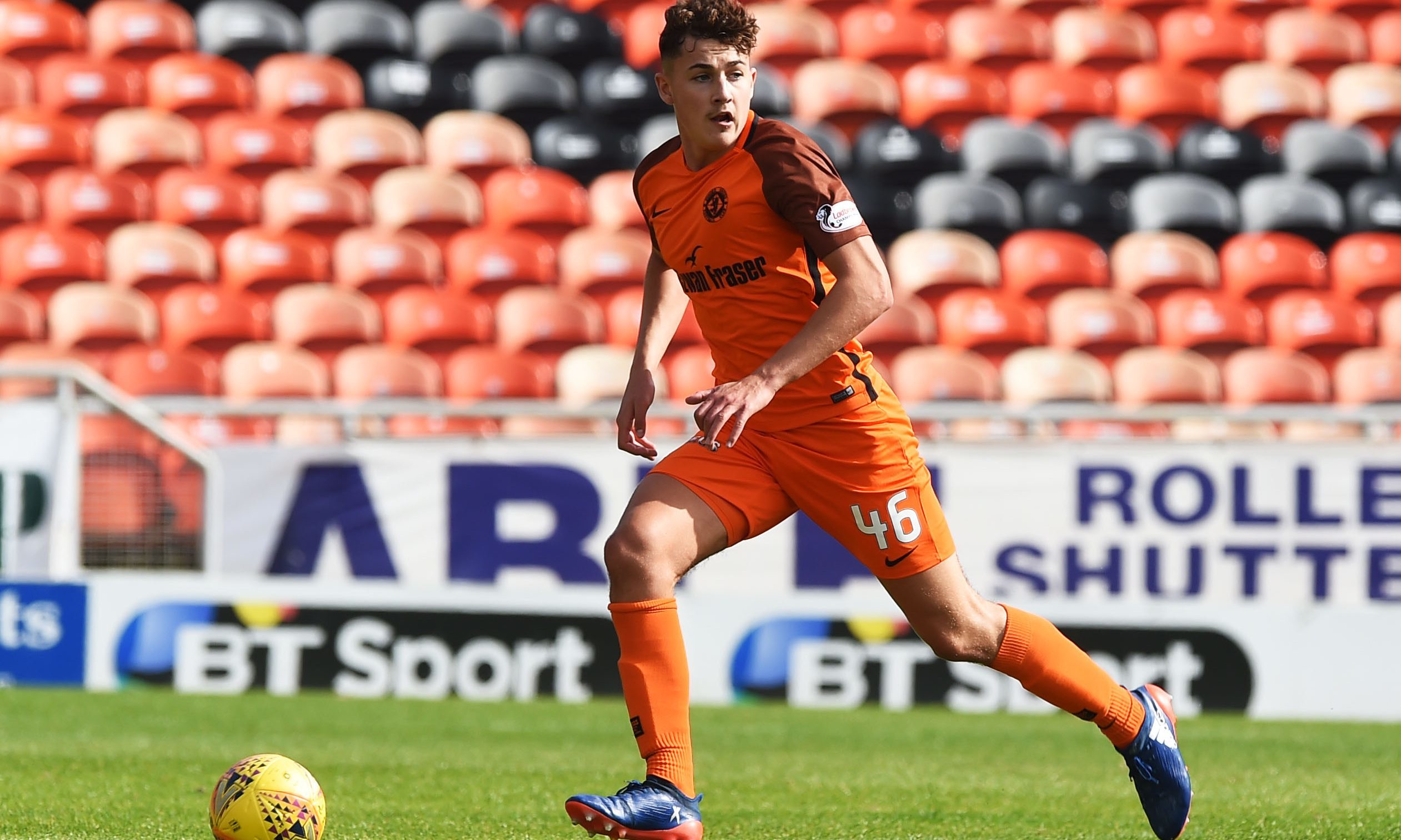 Joe Piggott makes his debut against Alloa