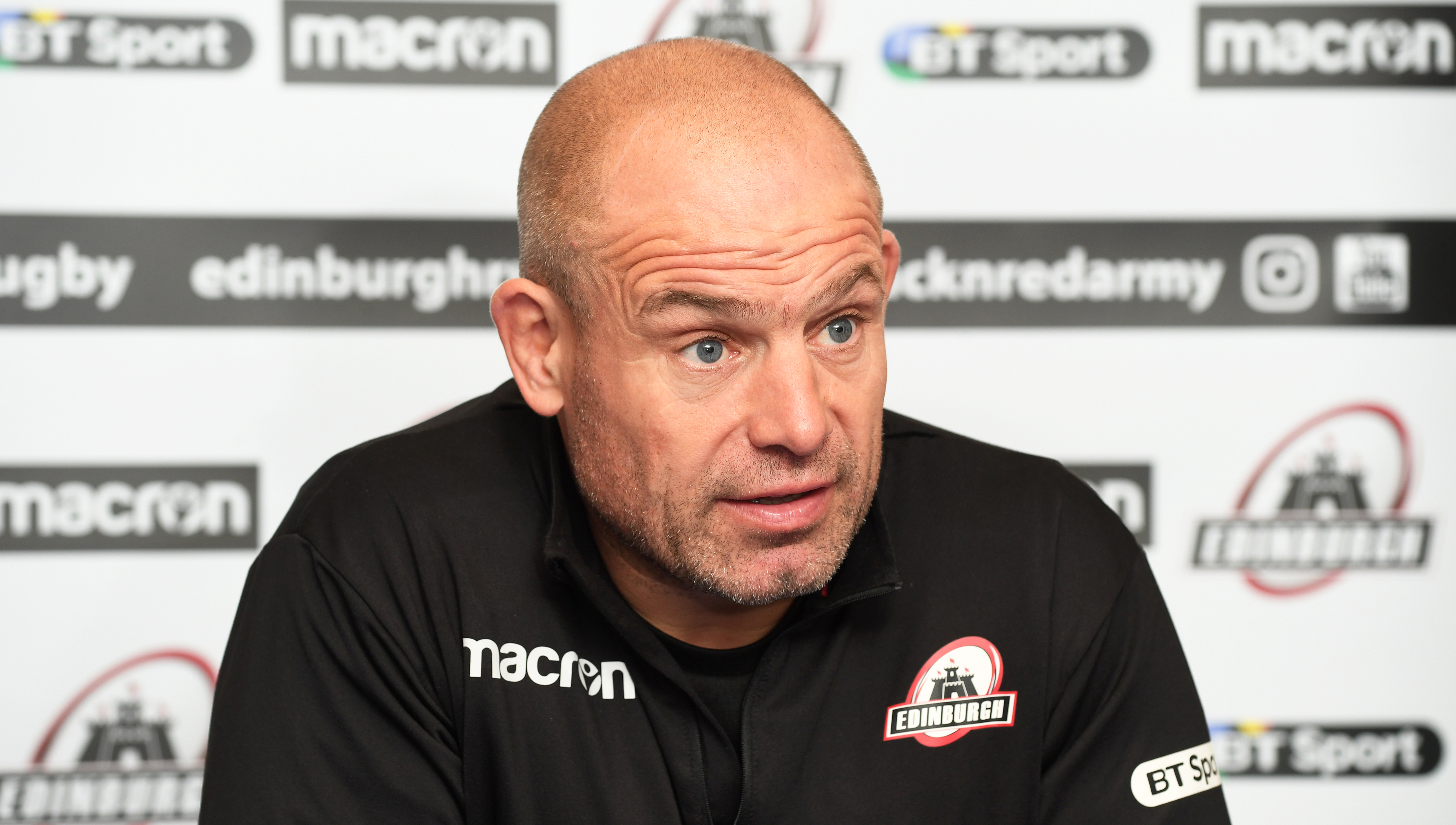 Edinburgh head coach Richard Cockerill in sombre mood after last week's loss to Benetton.