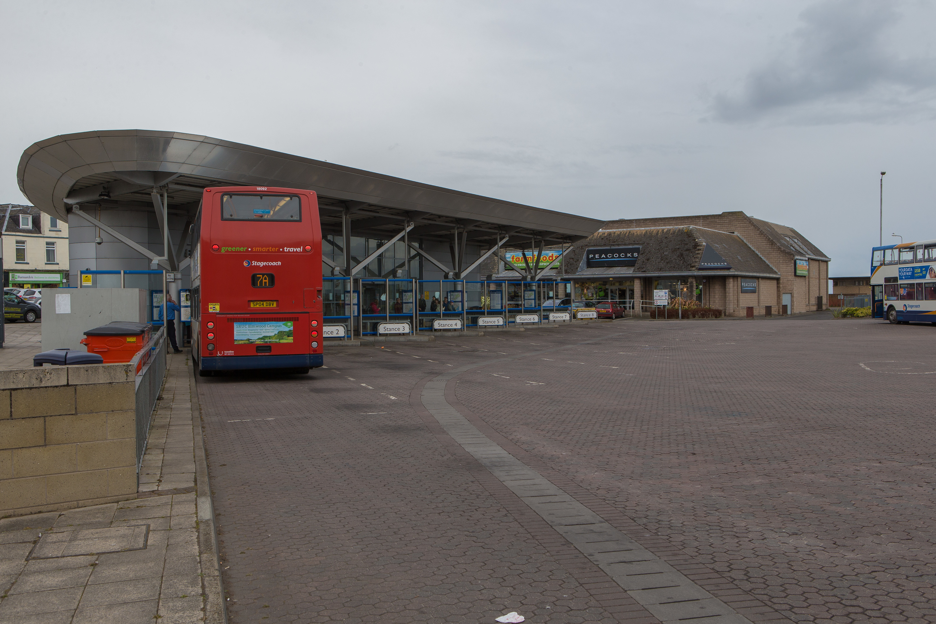 Police swooped on Leven Bus Station after a 16-year-old was seriously assaulted