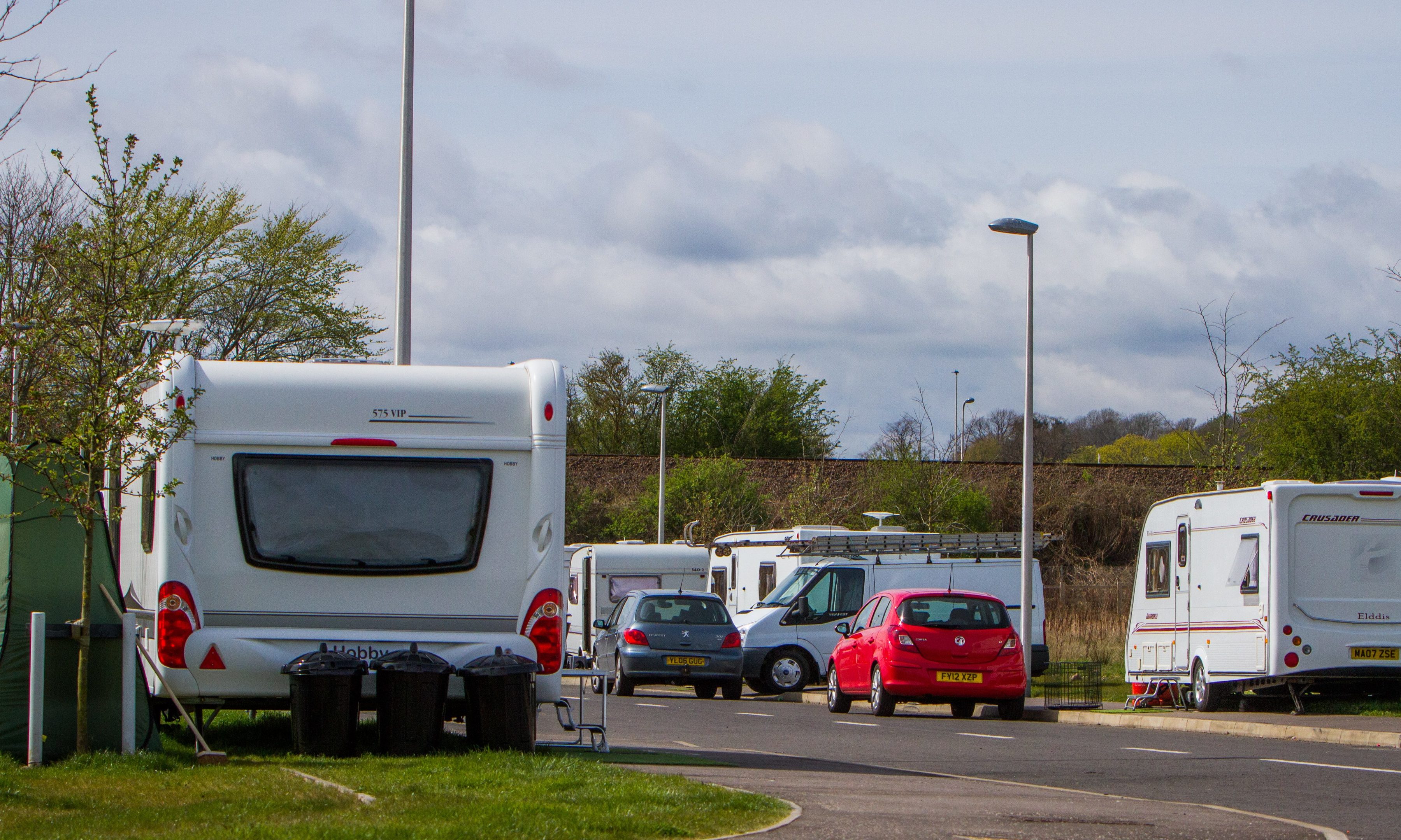 Travellers have returned to  Perth's Food and Drink Park days after this community was moved on