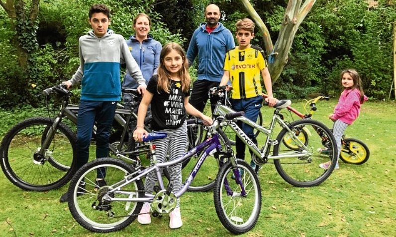 Saira, Tara, Haris, Laila, Kiyan and Iqbal Malik will be proving the family-friendly nature of the Dundee Cyclathon.