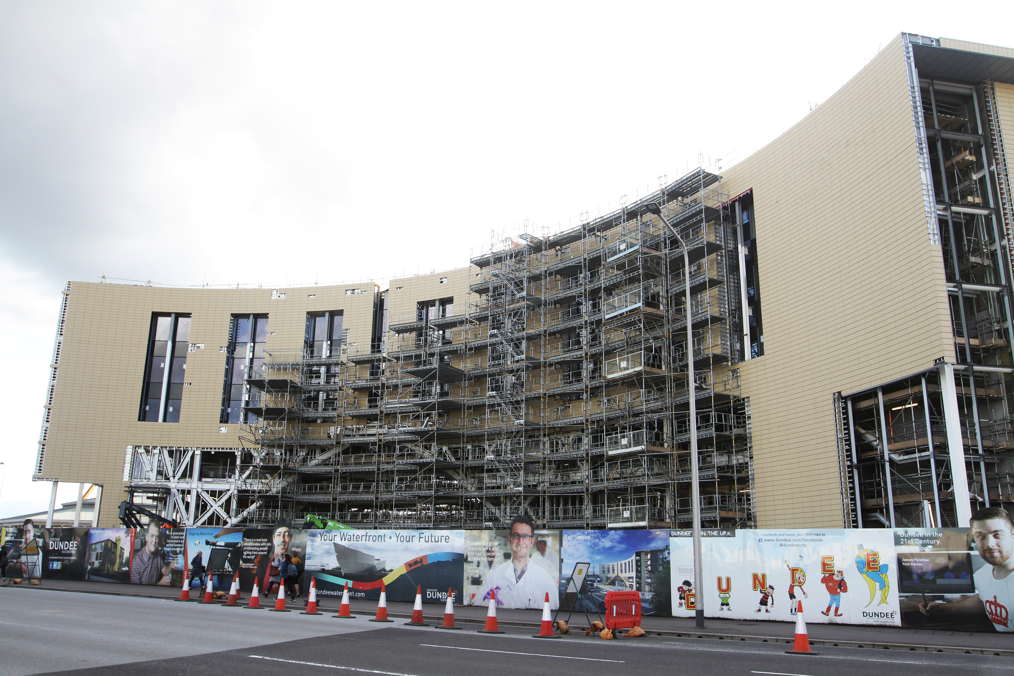 Dundee's new railway station and hotel.