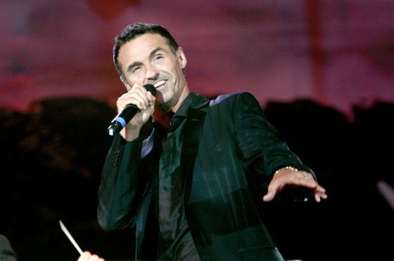 Marti Pellow on stage during BBC Radio 2's 'Thank You For The Music, A Celebration of the Music of ABBA' show