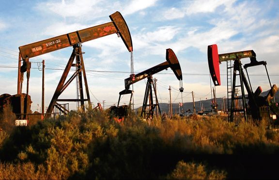 Fracturing near McKittrick, California. Scotland has introduced an indefinite moratorium on the practice.