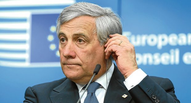 President of the European Parliament Antonio Tajani.