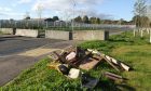 A clear up operation was launched when travellers left the food and drink site