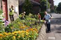Volunteers with Growing Kirkcaldy were out and about this summer ahead of the judging.