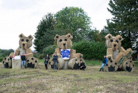 Members of Bankfoot JAC with the teddies