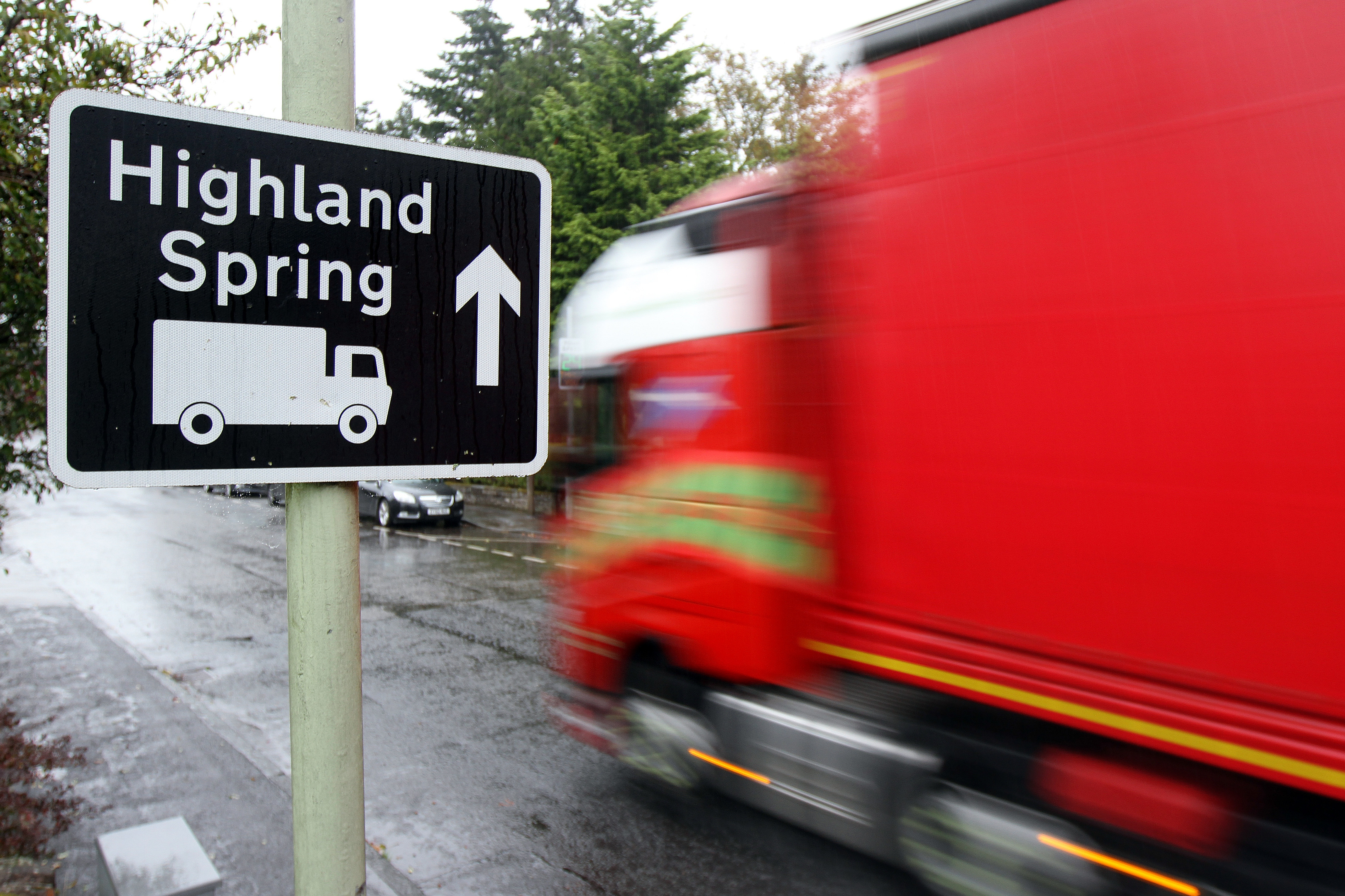 Residents of Blackford are losing patience over the noise nuisance of HGVs visiting the Highland Spring factory.